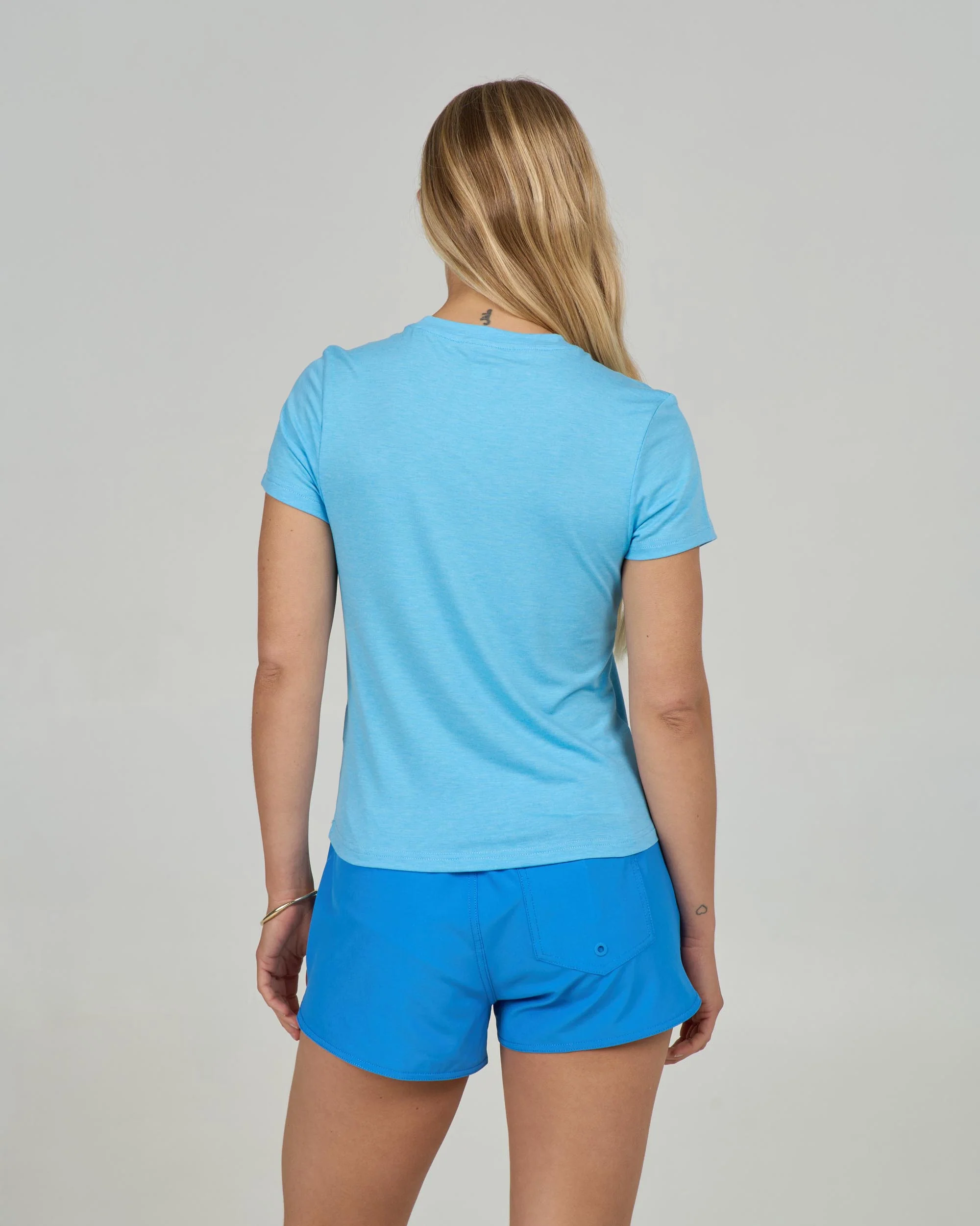 Alpha Tech Tee - Pool Blue - Image 2