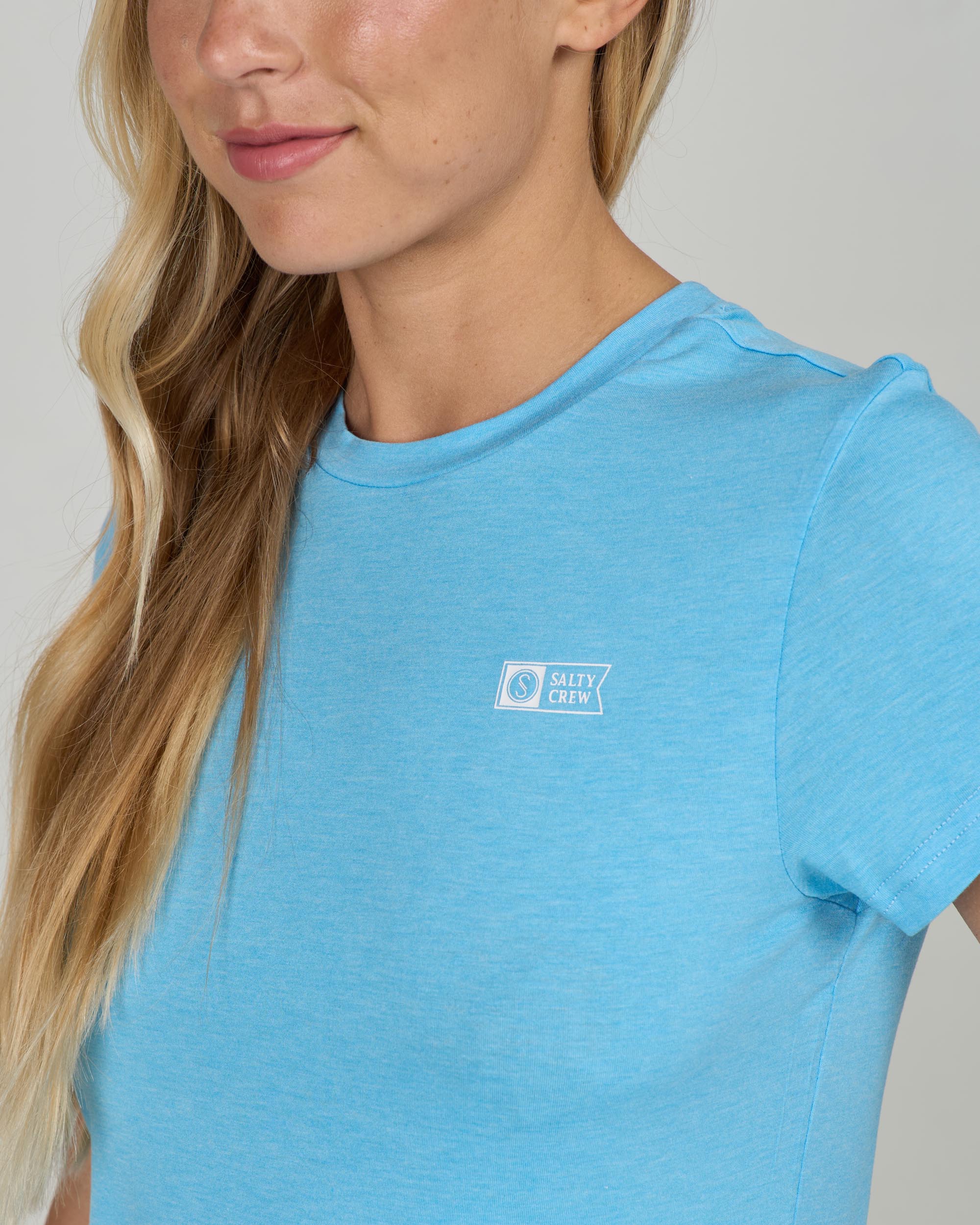 Alpha Tech Tee - Pool Blue - Image 3
