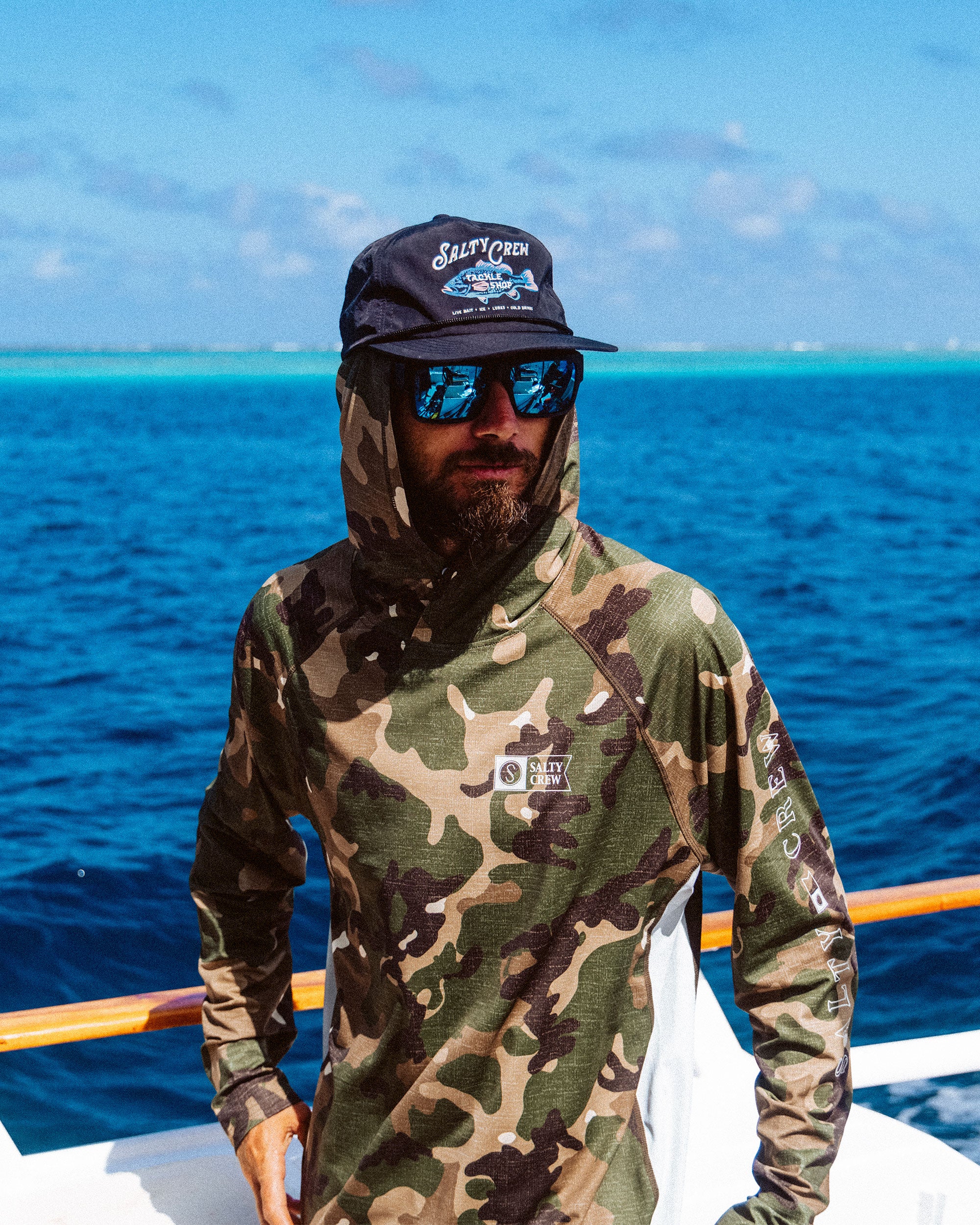Apex Perforated Sunshirt Hoodie - Camo - Image 3