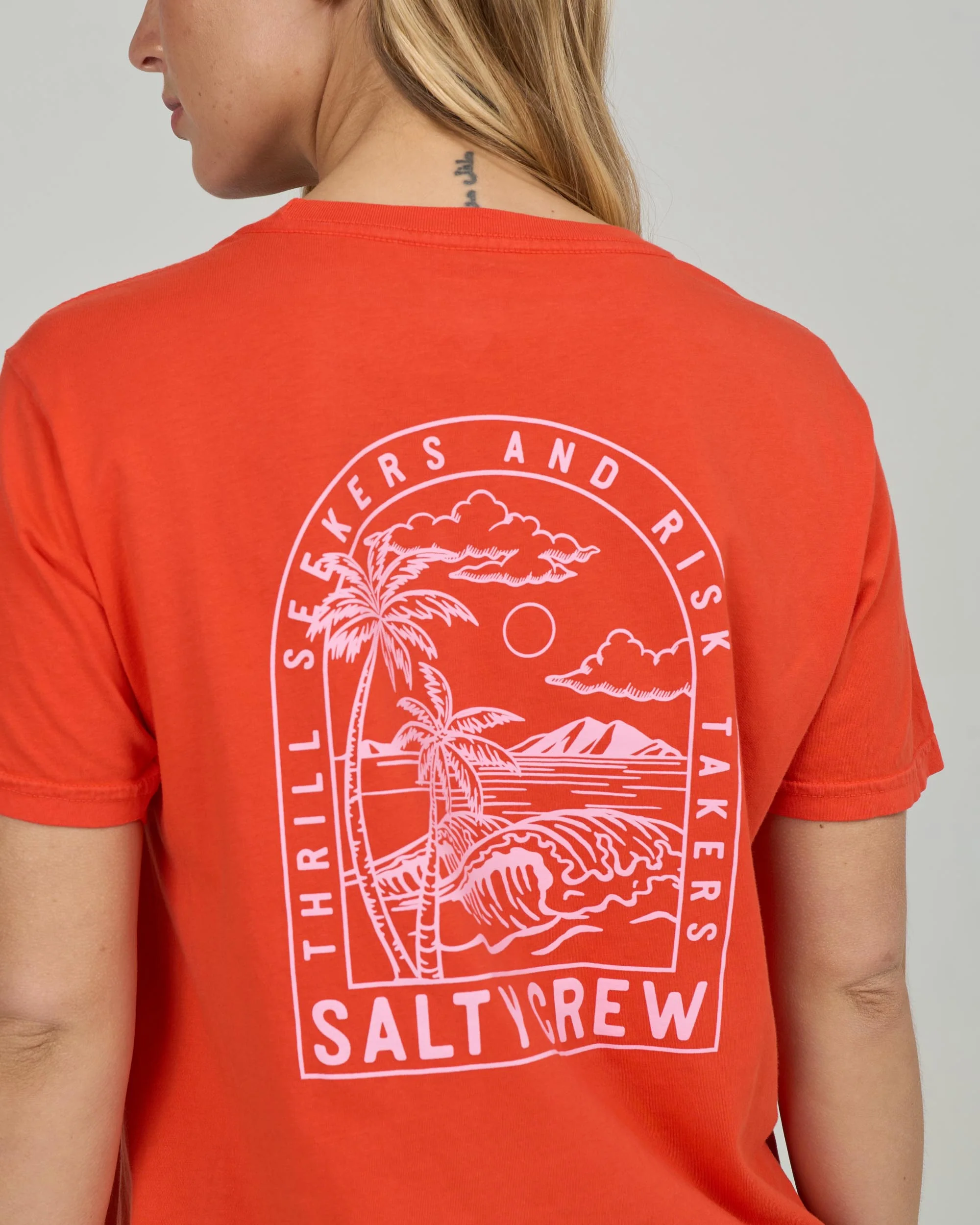 Archway Boyfriend Tee - Chili Pepper - Image 3
