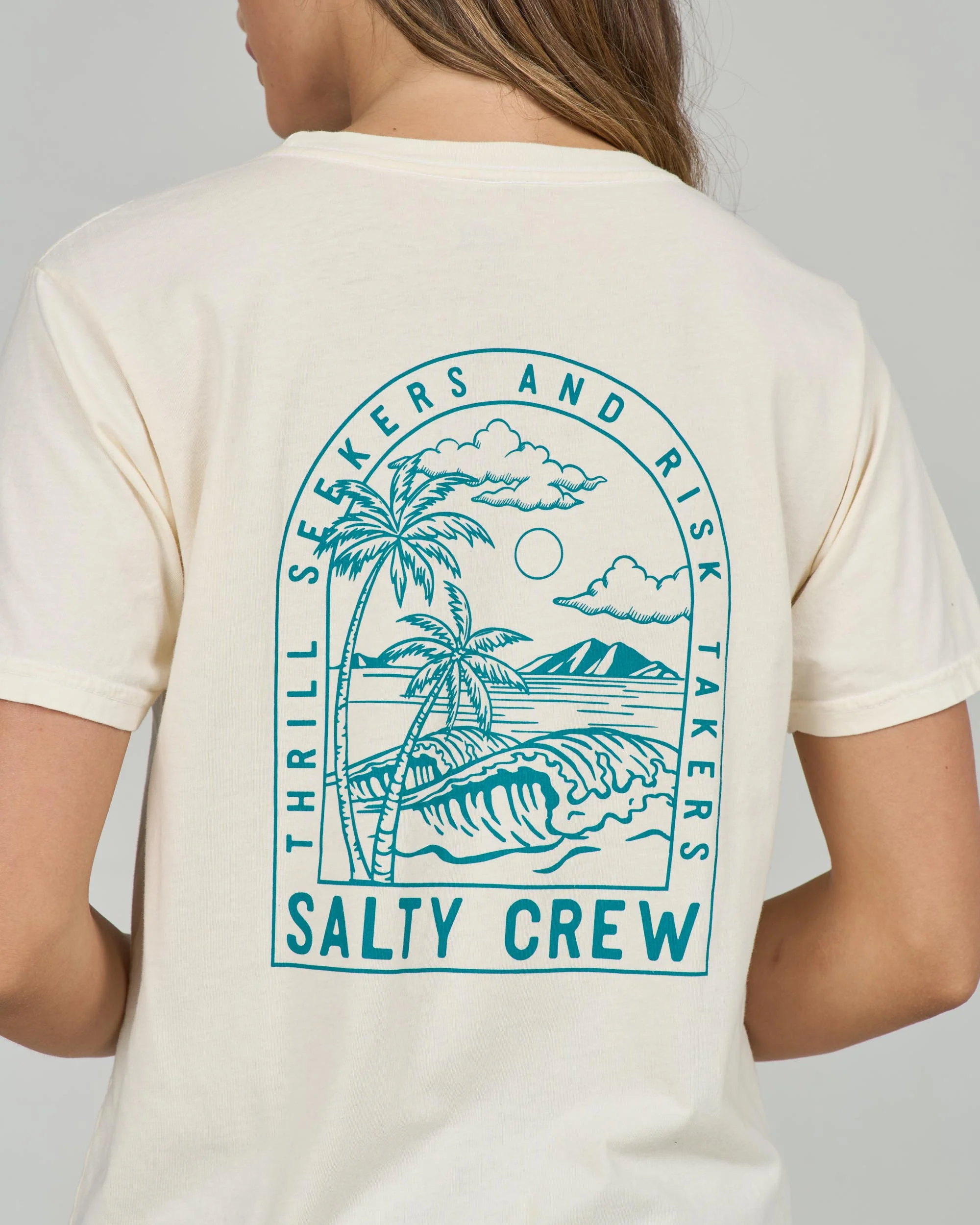 Archway Boyfriend Tee - Off White - Image 3