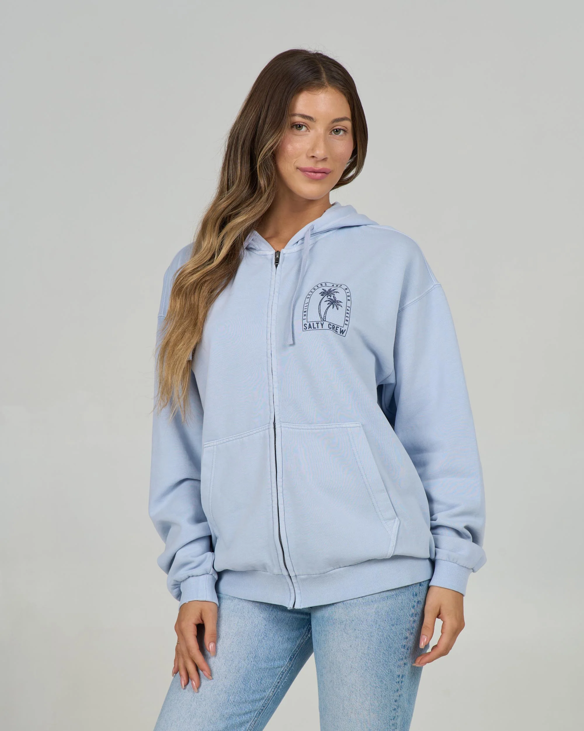 Archway Zip Hoody - Fog