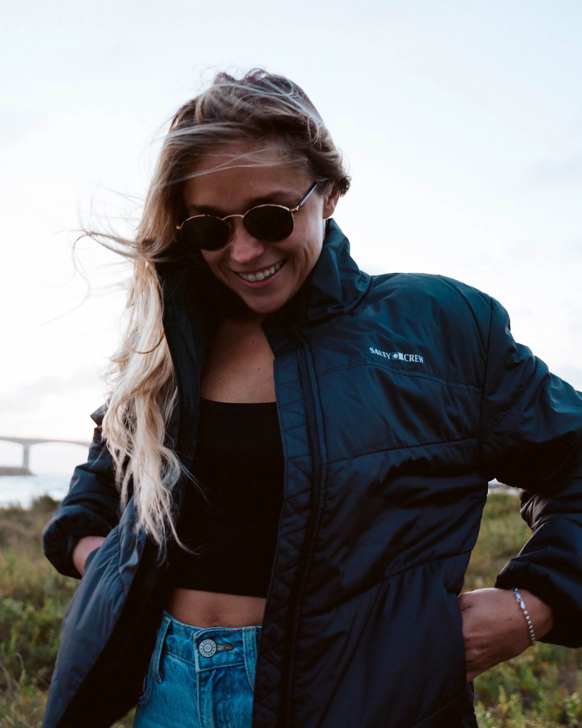 Barrier Puffer Jacket - Black - Image 3