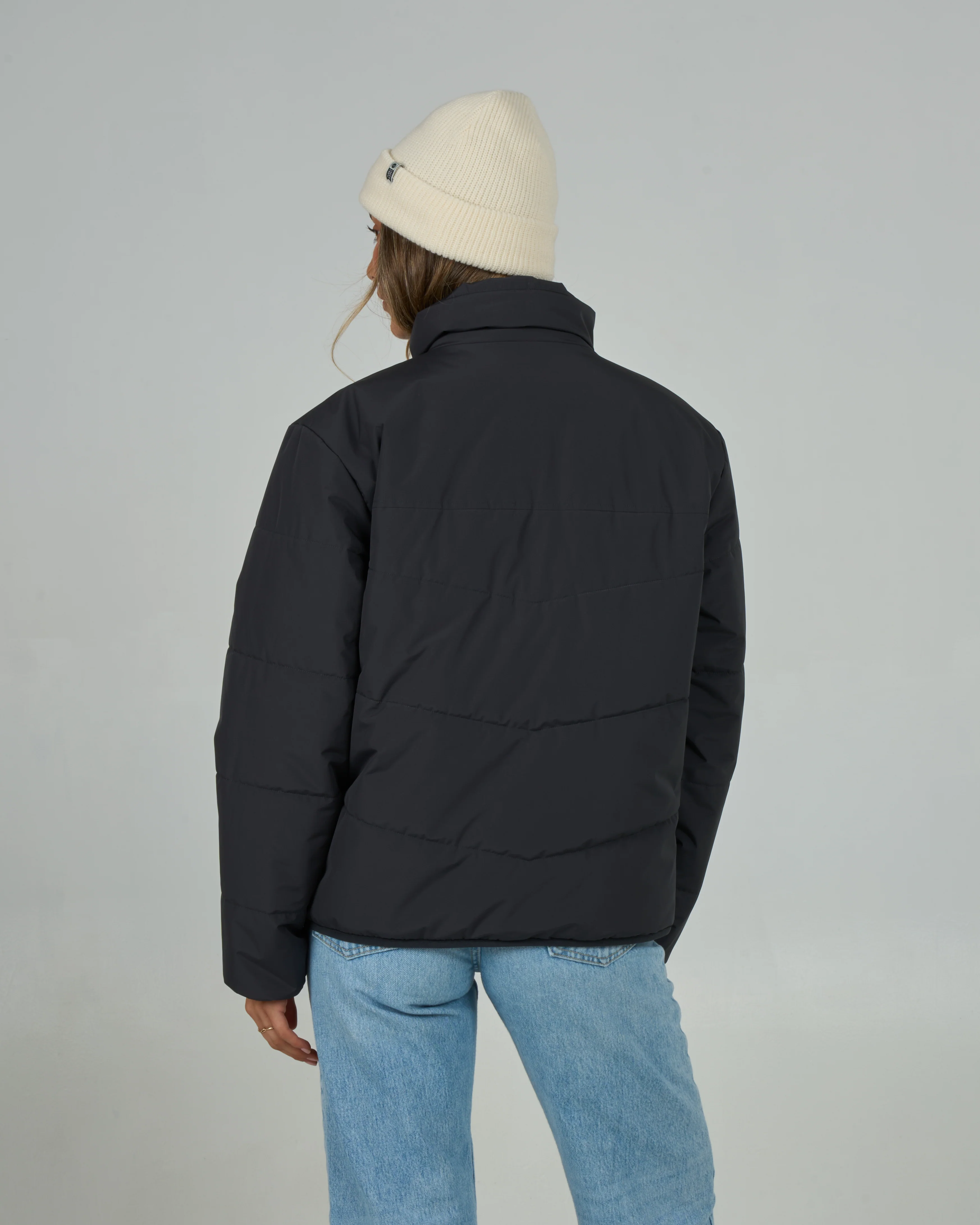 Barrier Puffer Jacket - Black - Image 4