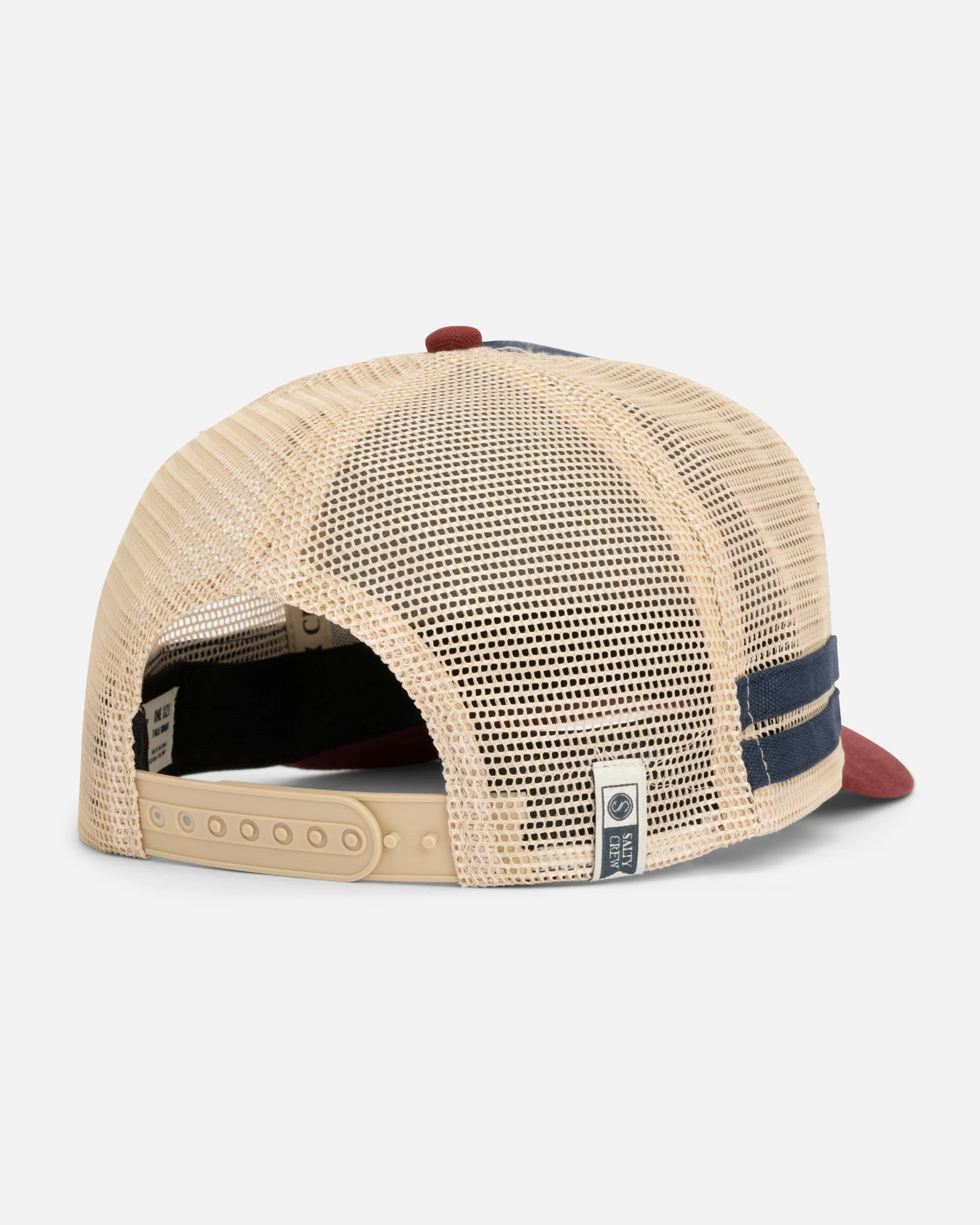 Bill Club Trucker Hat - Navy Burgundy - Image 2