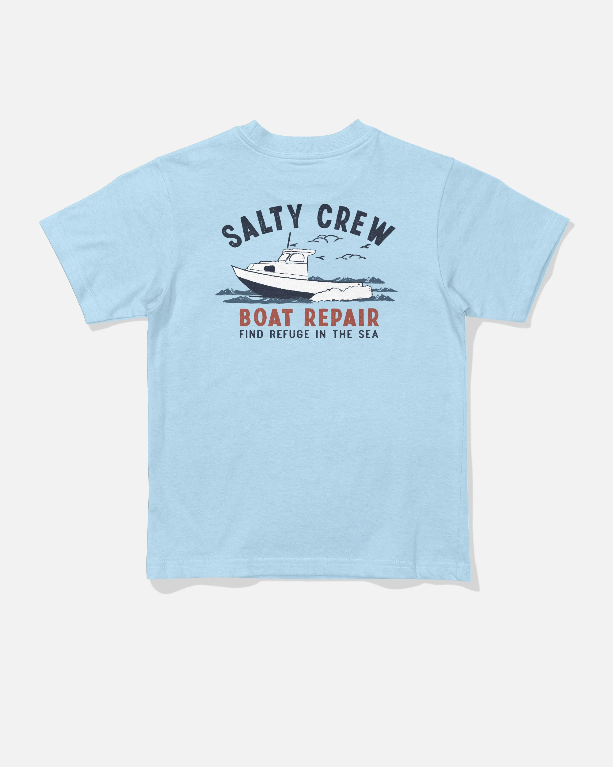 Boat Repair Toddler Tee - Clear Sky