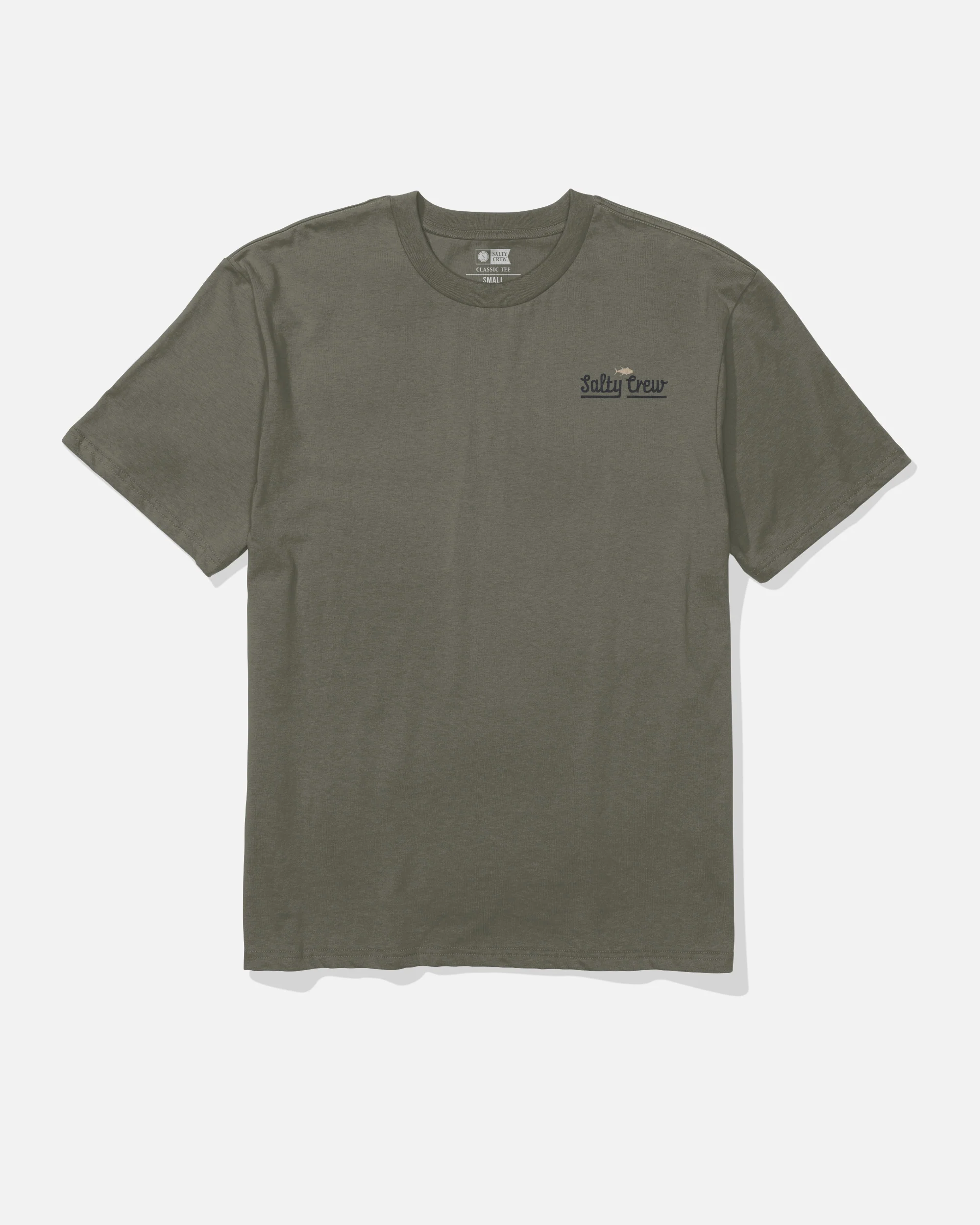 Border Fill Classic Tee - Dusty Olive - Image 2