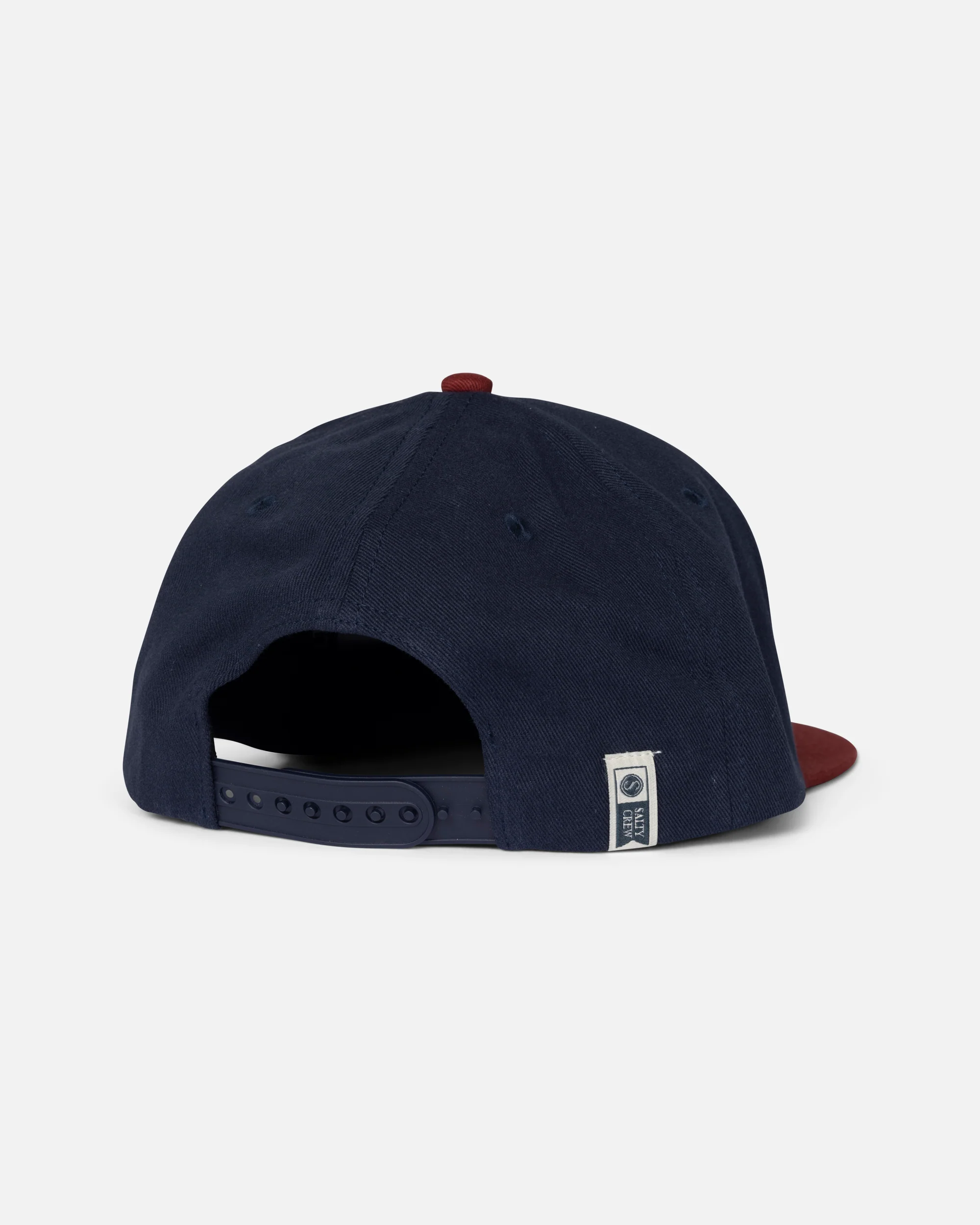 Bruce Boys 6 Panel - Navy/Red - Image 2