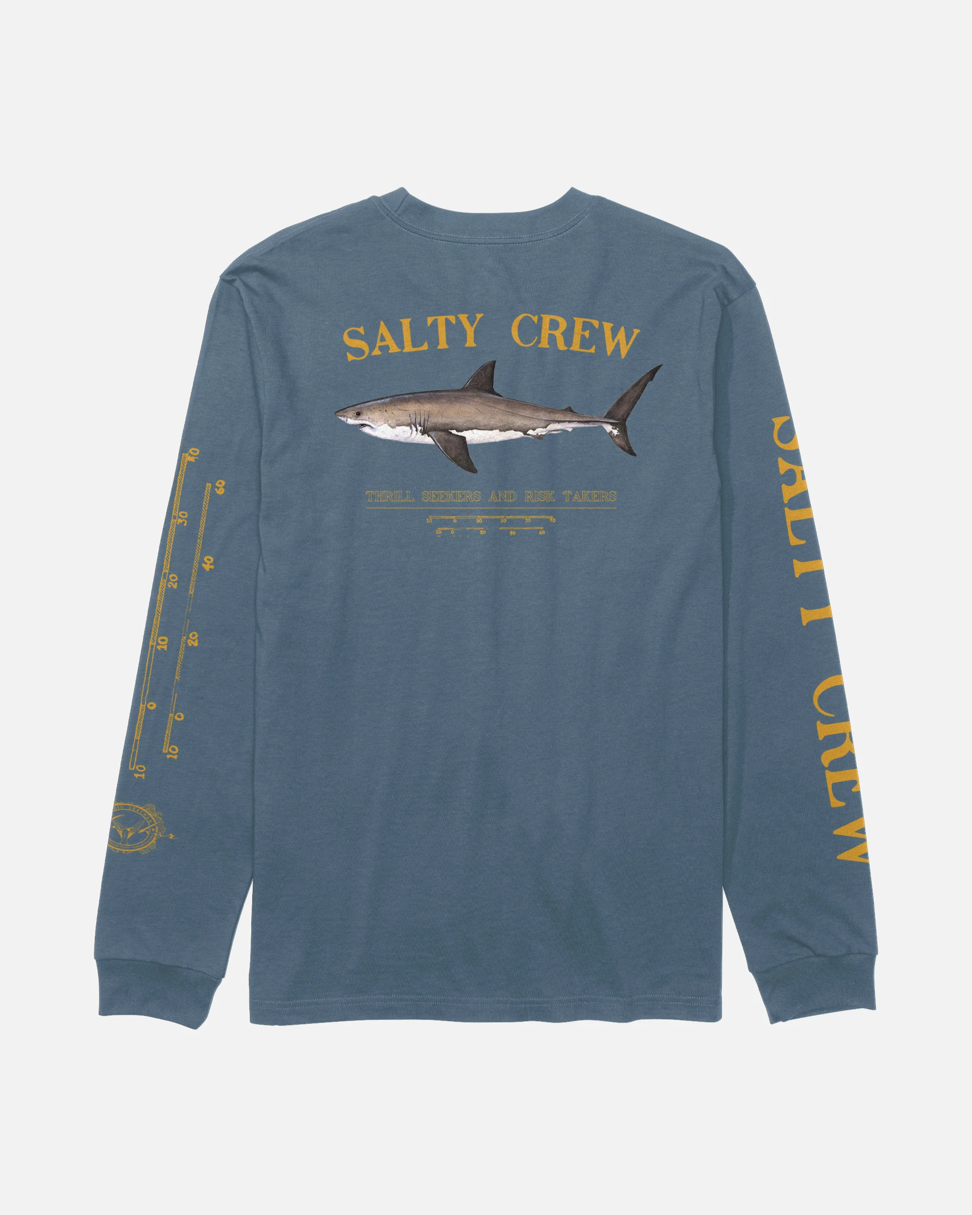 Bruce Boys Long Sleeve Tee - Slate - Image 2