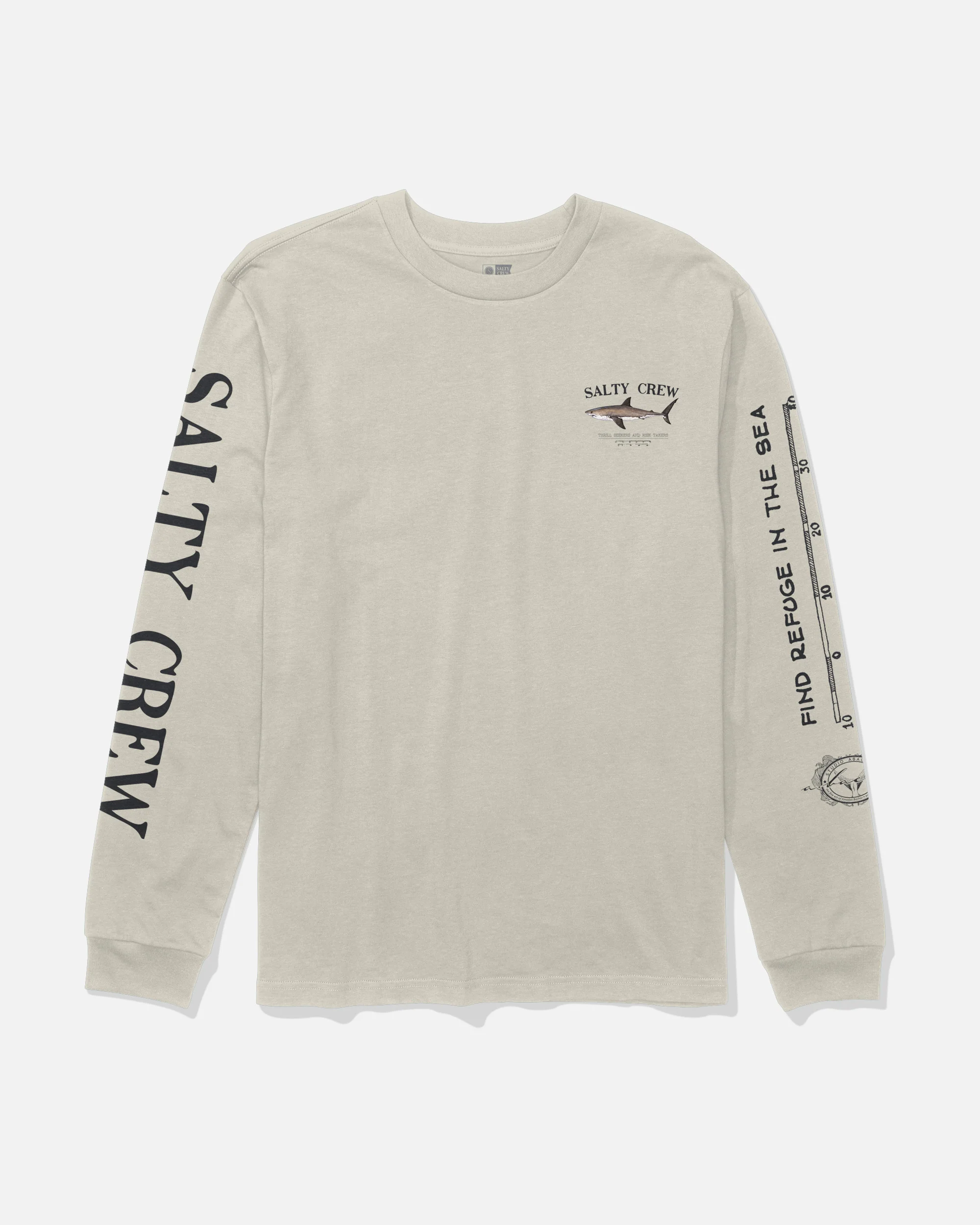 Bruce Classic Long Sleeve Tee - Bone - Image 2