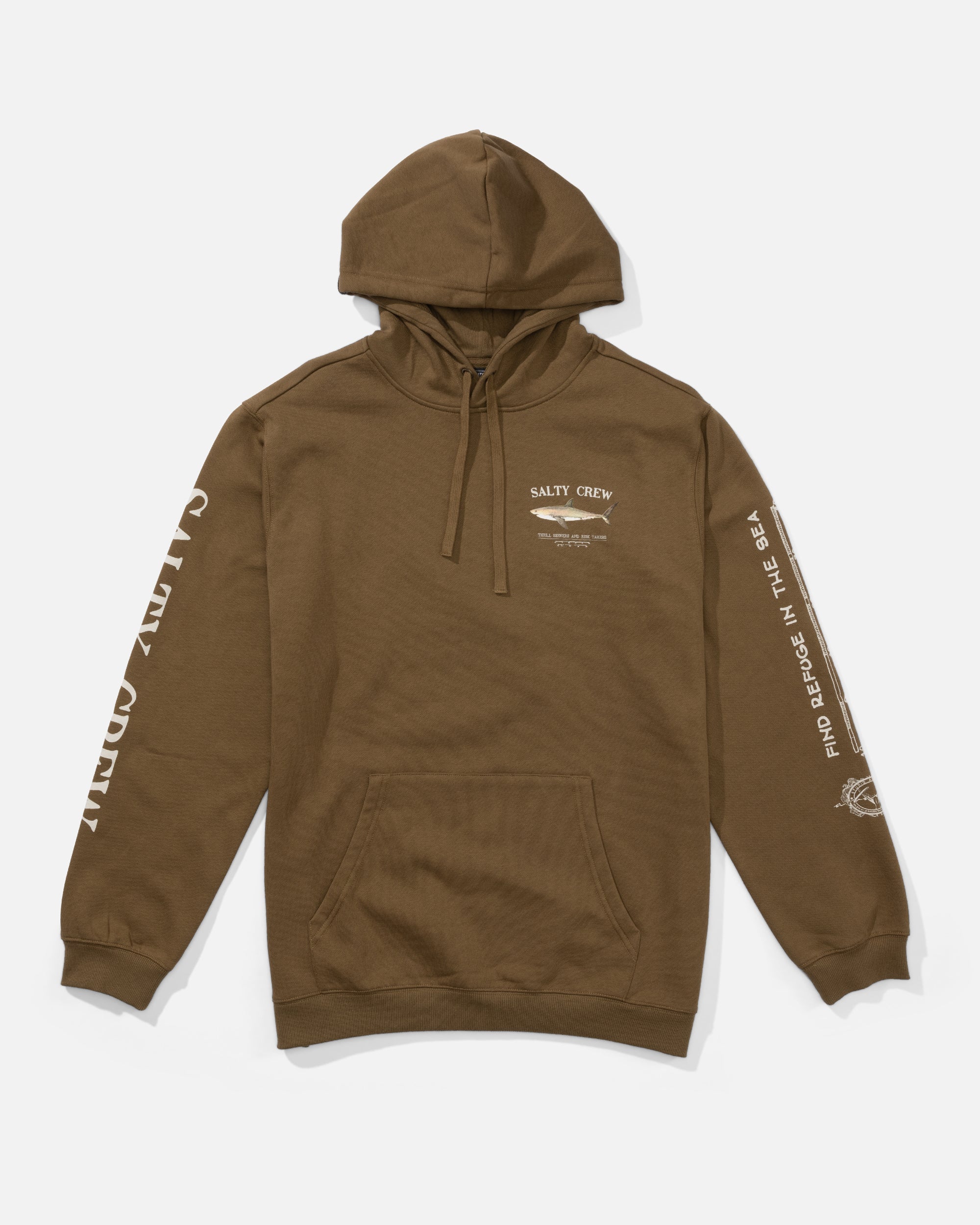 Bruce Fleece Hoodie - Teak - Image 2