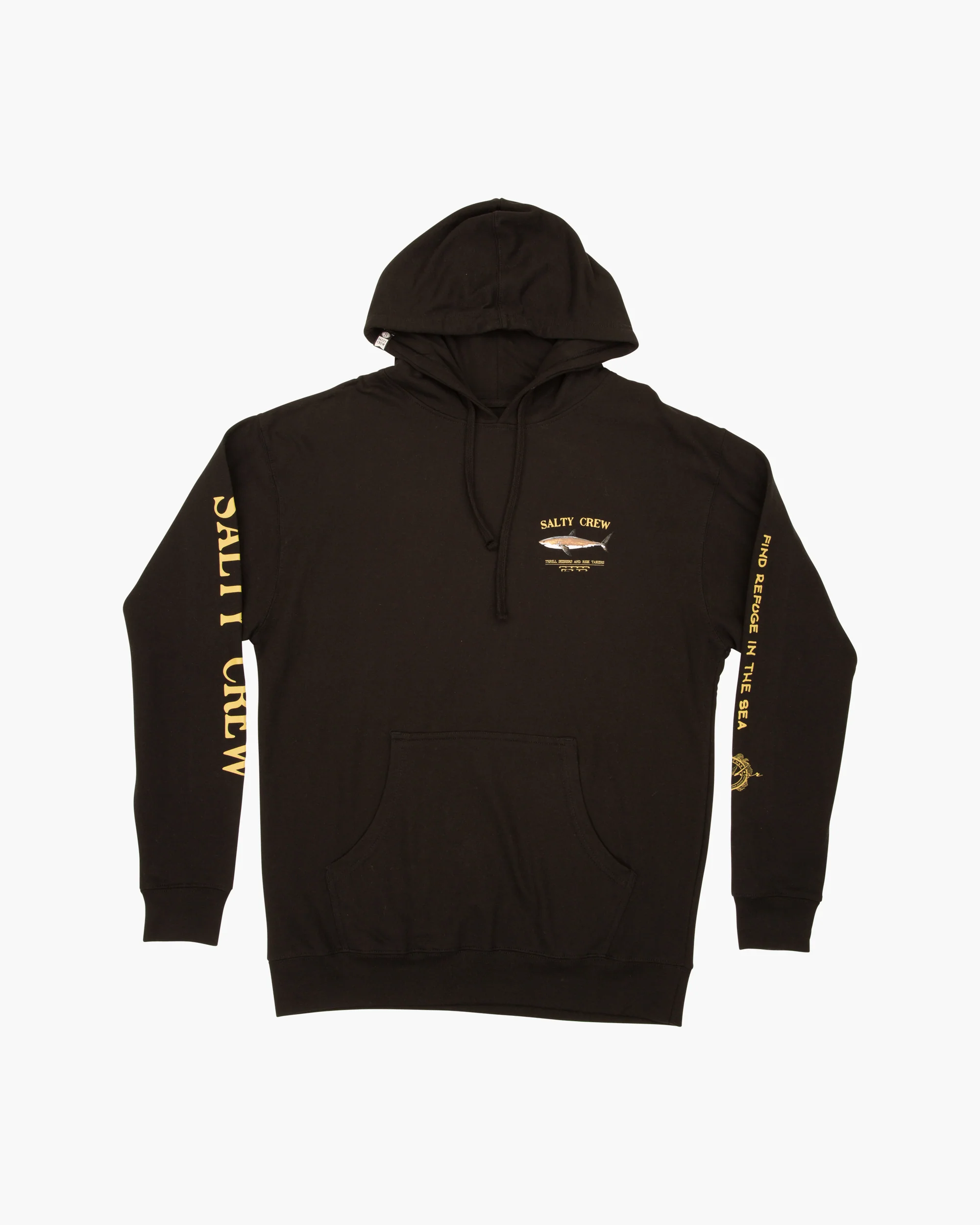 Bruce Fleece Hoodie - Black - Image 4