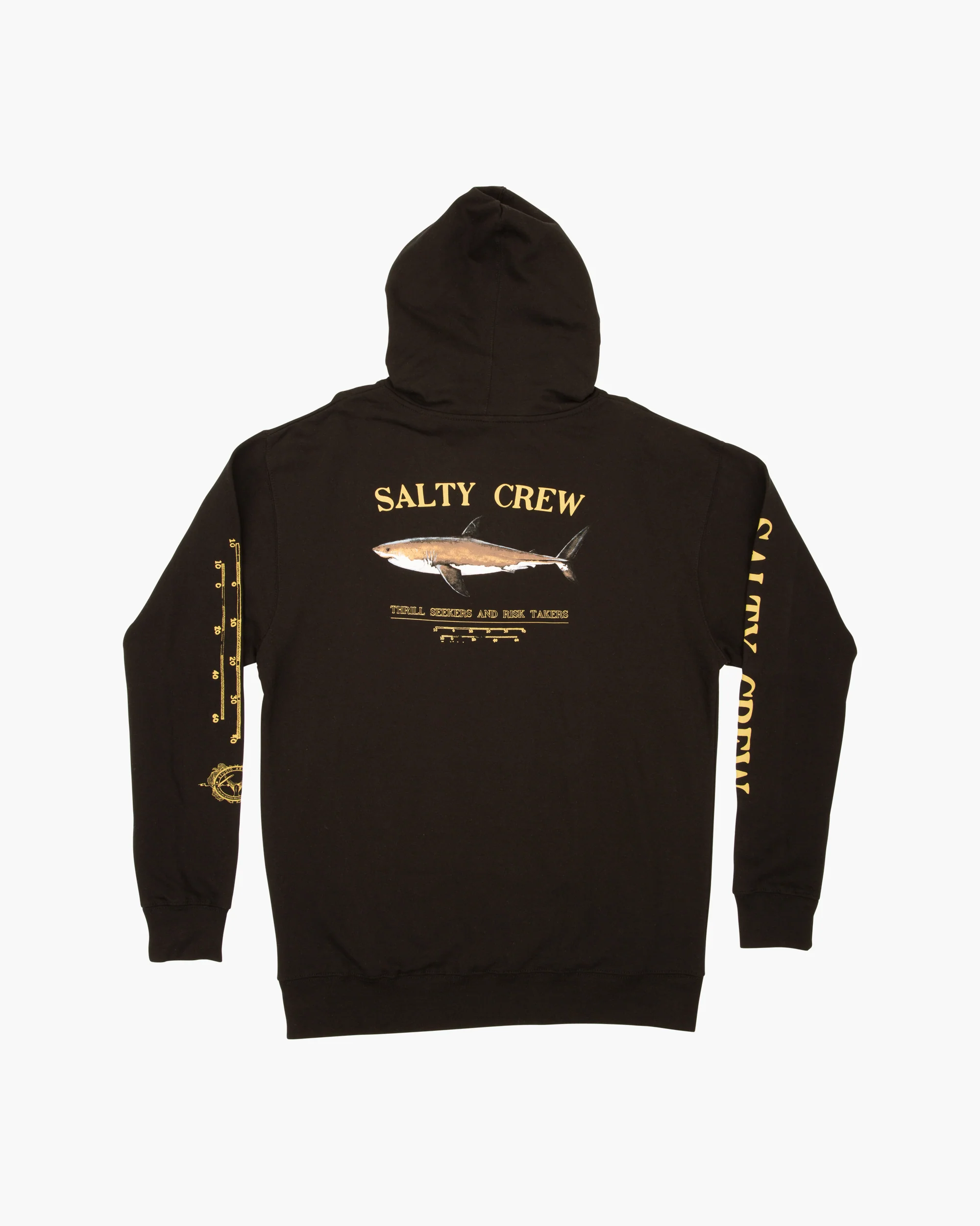 Bruce Fleece Hoodie - Black - Image 5
