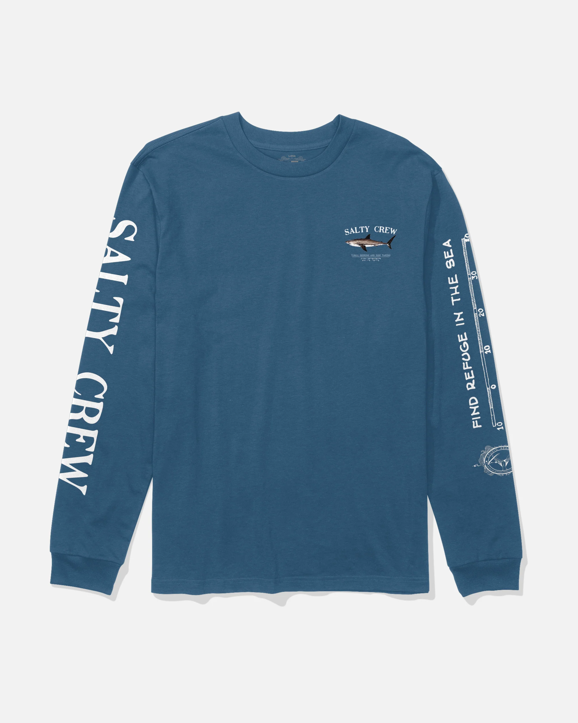 Bruce Long Sleeve Tee - Cast Blue - Image 2