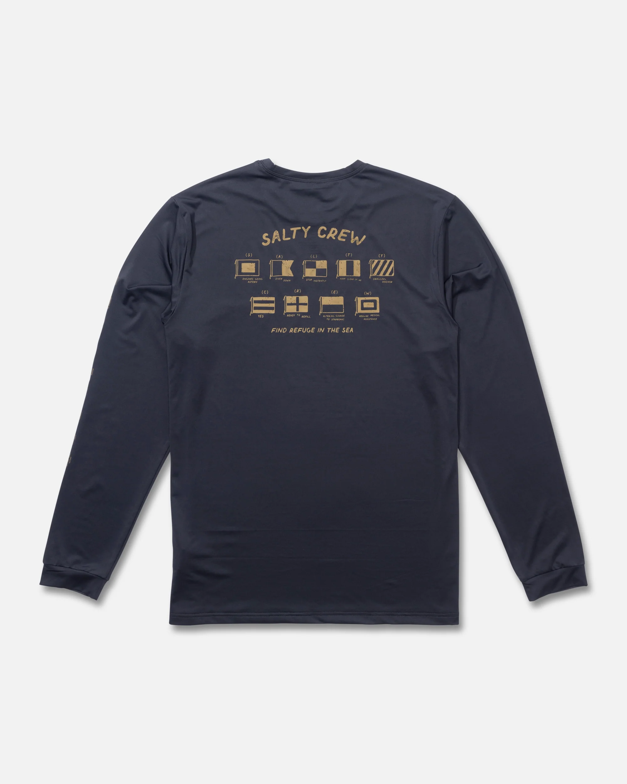 Call Sign Long Sleeve Sunshirt - Charcoal
