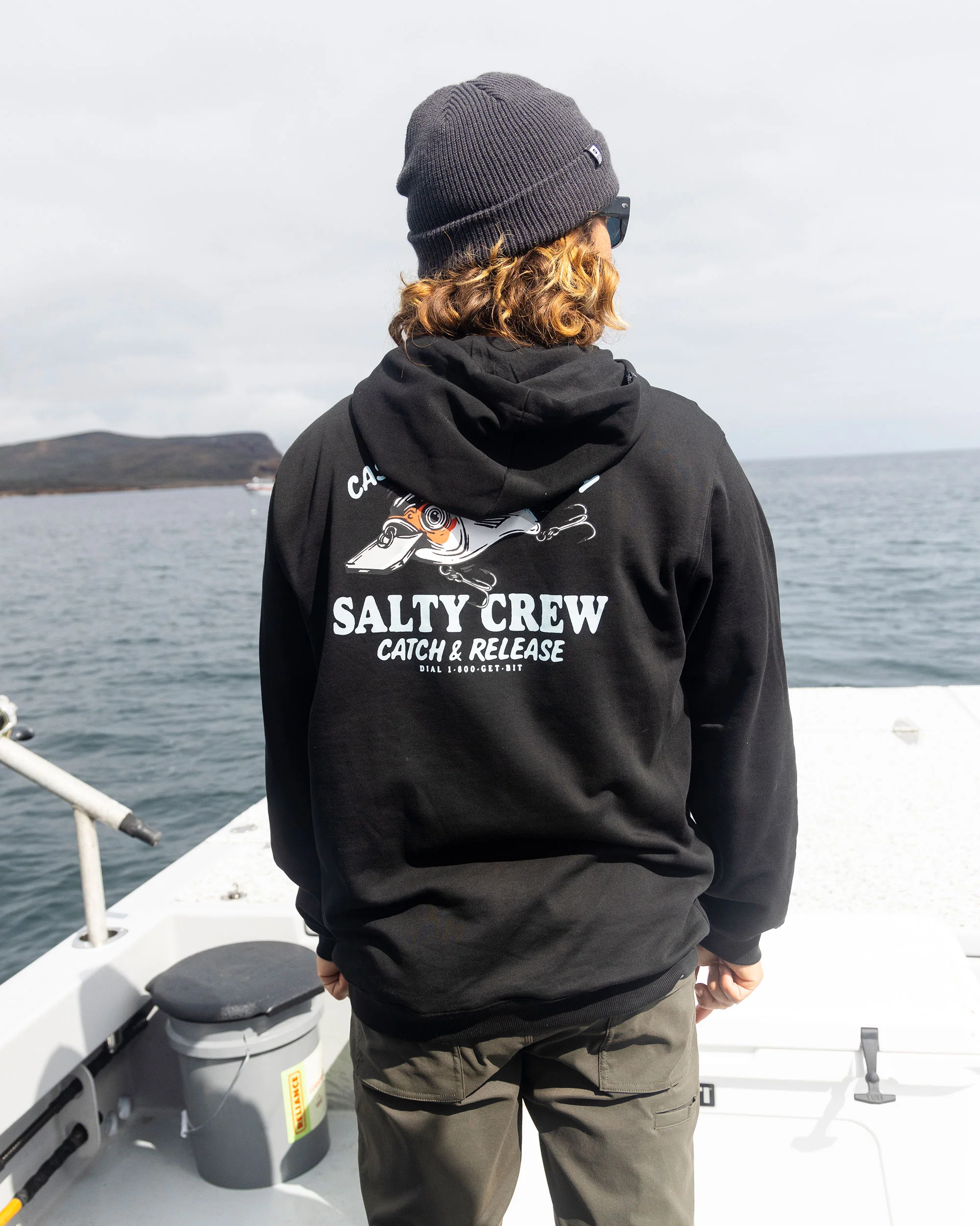 Cast Life Fleece Hoodie - Black - Image 4