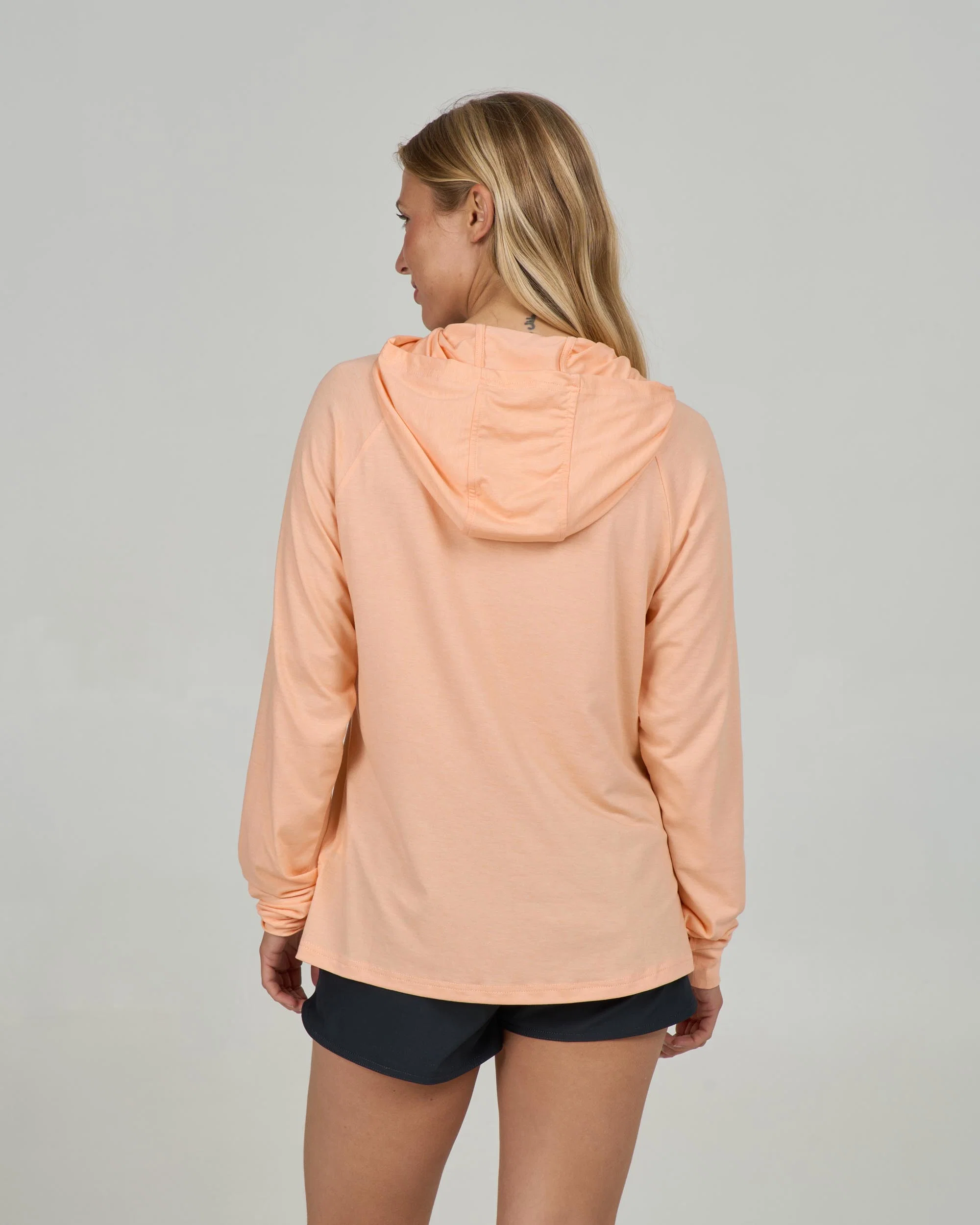 Circled Tech Hoody - Apricot - Image 2