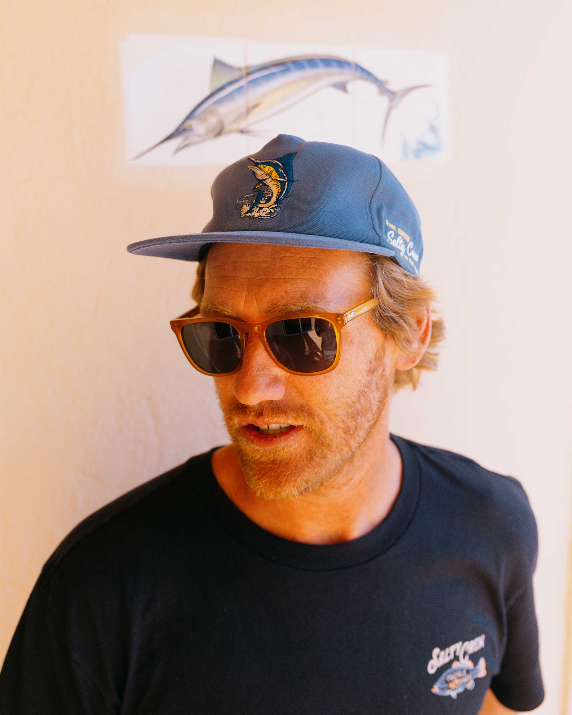 Coastal 5 Panel Hat - Channel Blue - Image 3