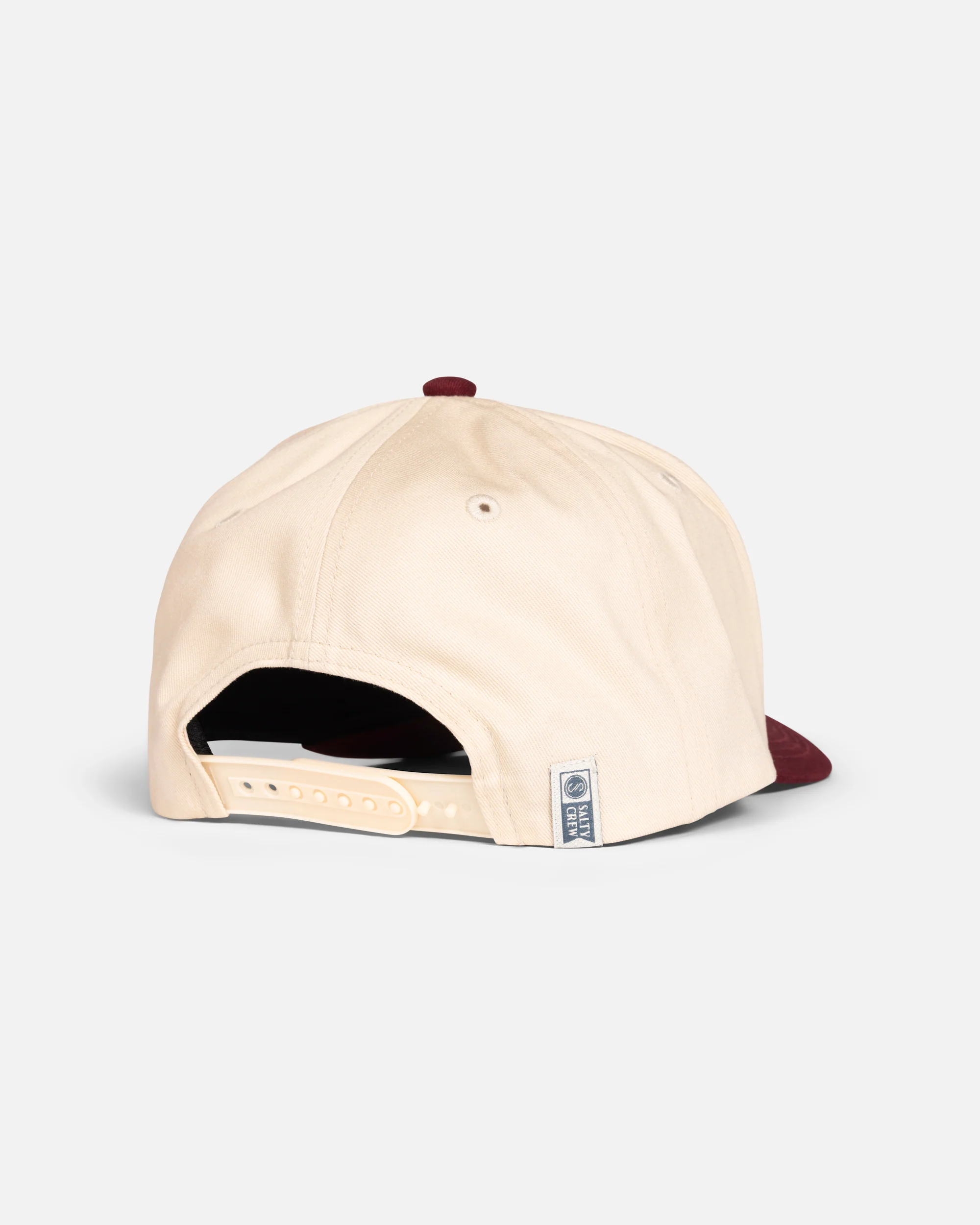 Coordinates Snapback Hat - Off White / Red - Image 2