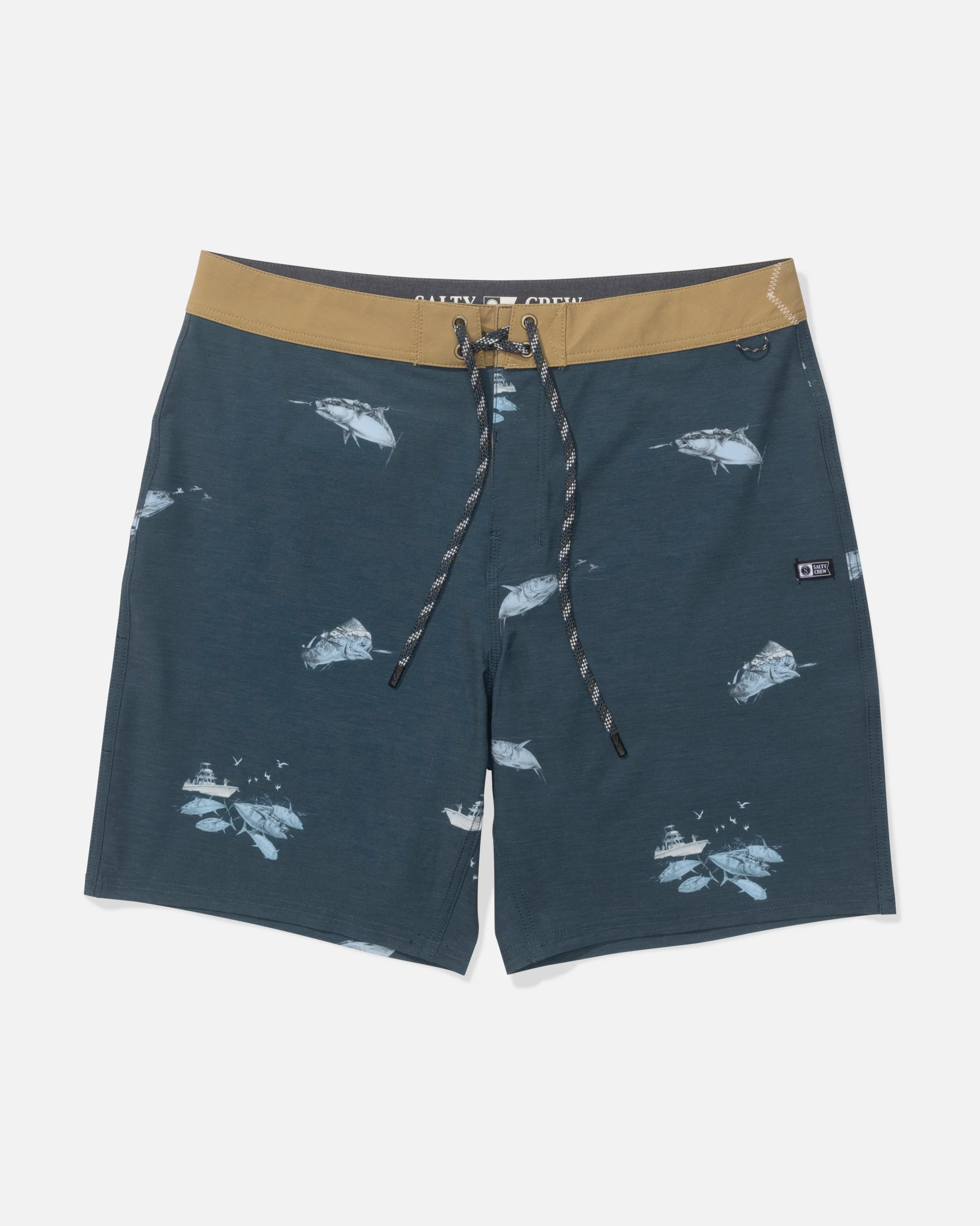 Crew 19" Boardshort - Midnight Navy