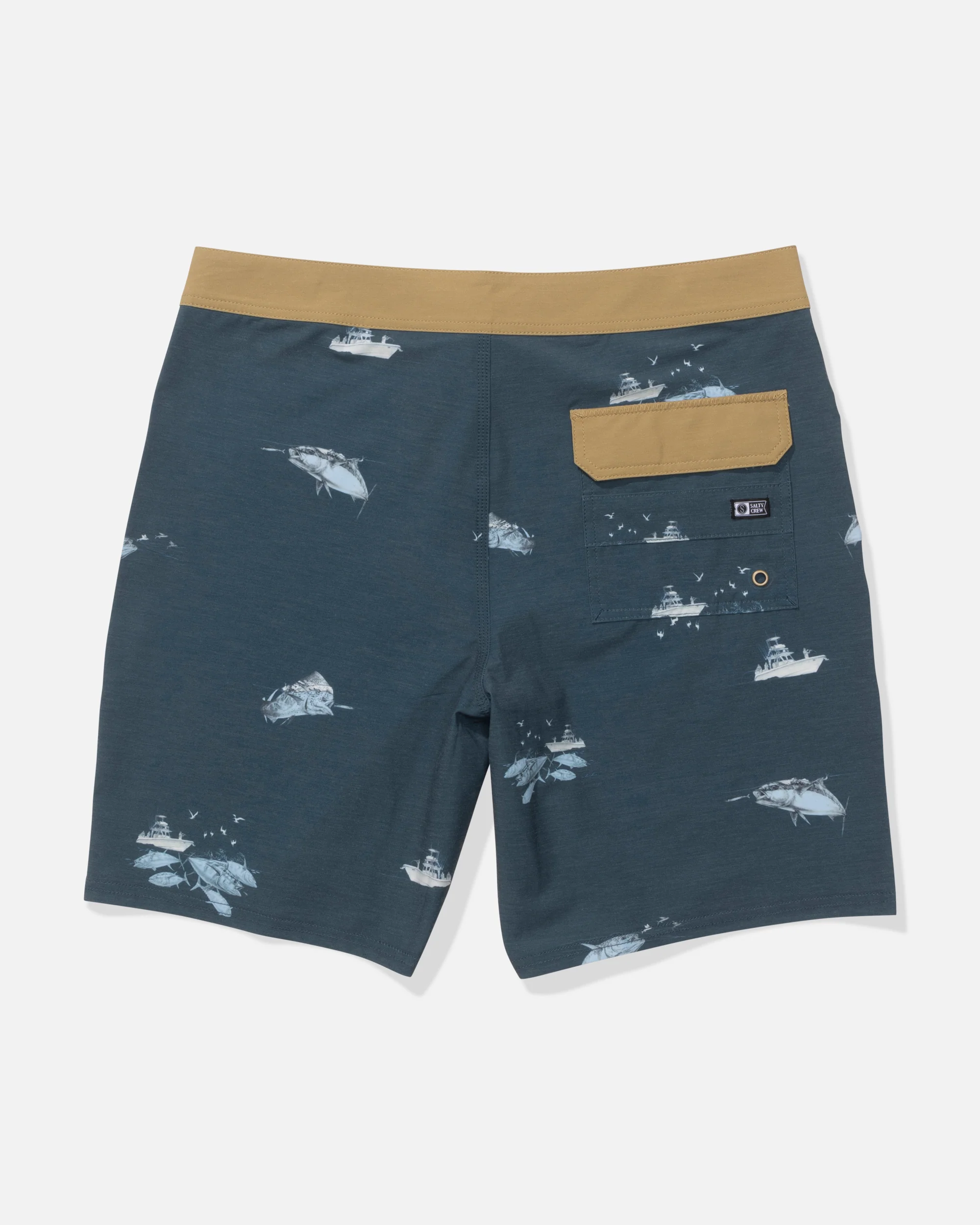 Crew 19" Boardshort - Midnight Navy - Image 2