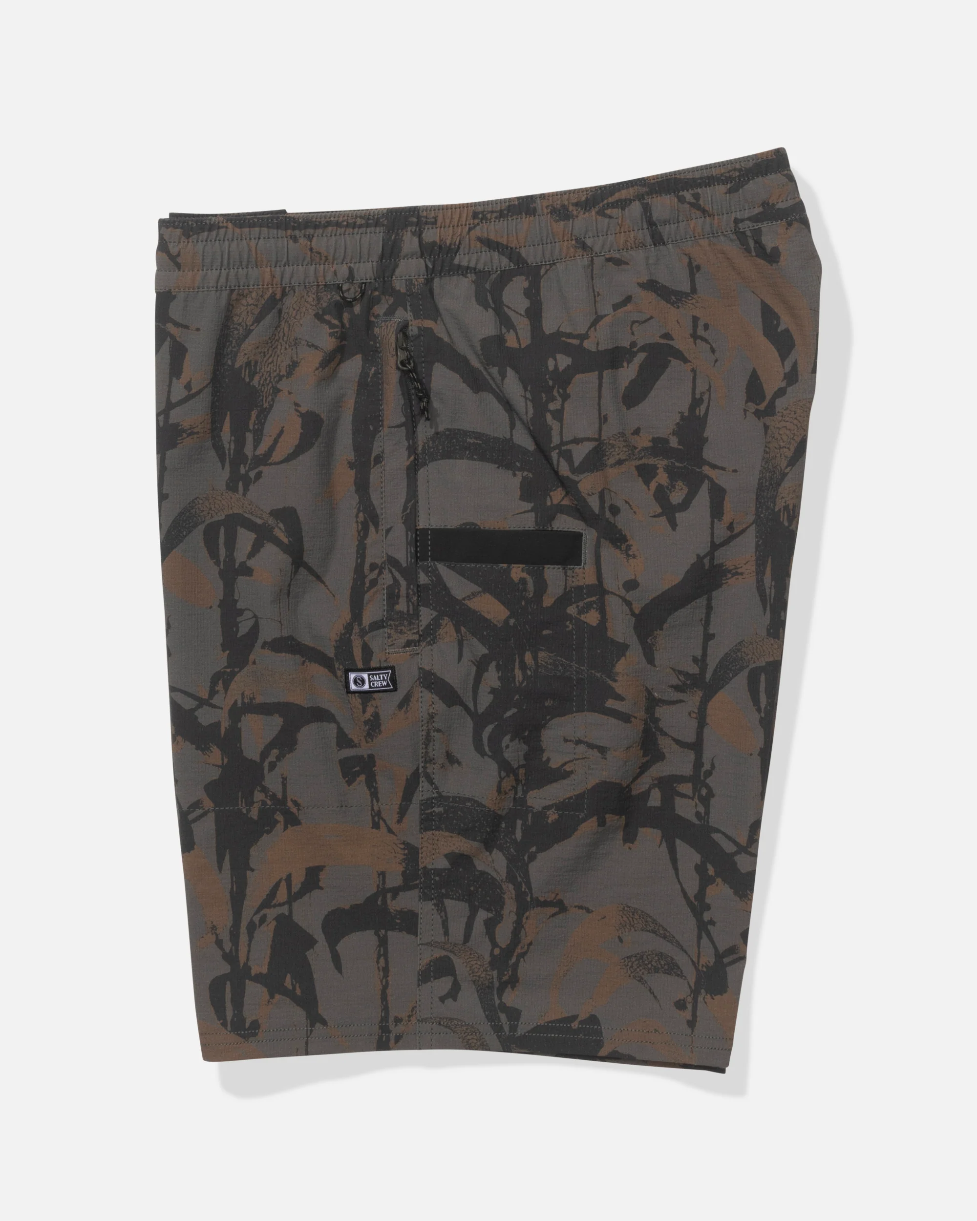 Crew 18" Ewaist Boatshort- Dark Kelp Camo - Image 3