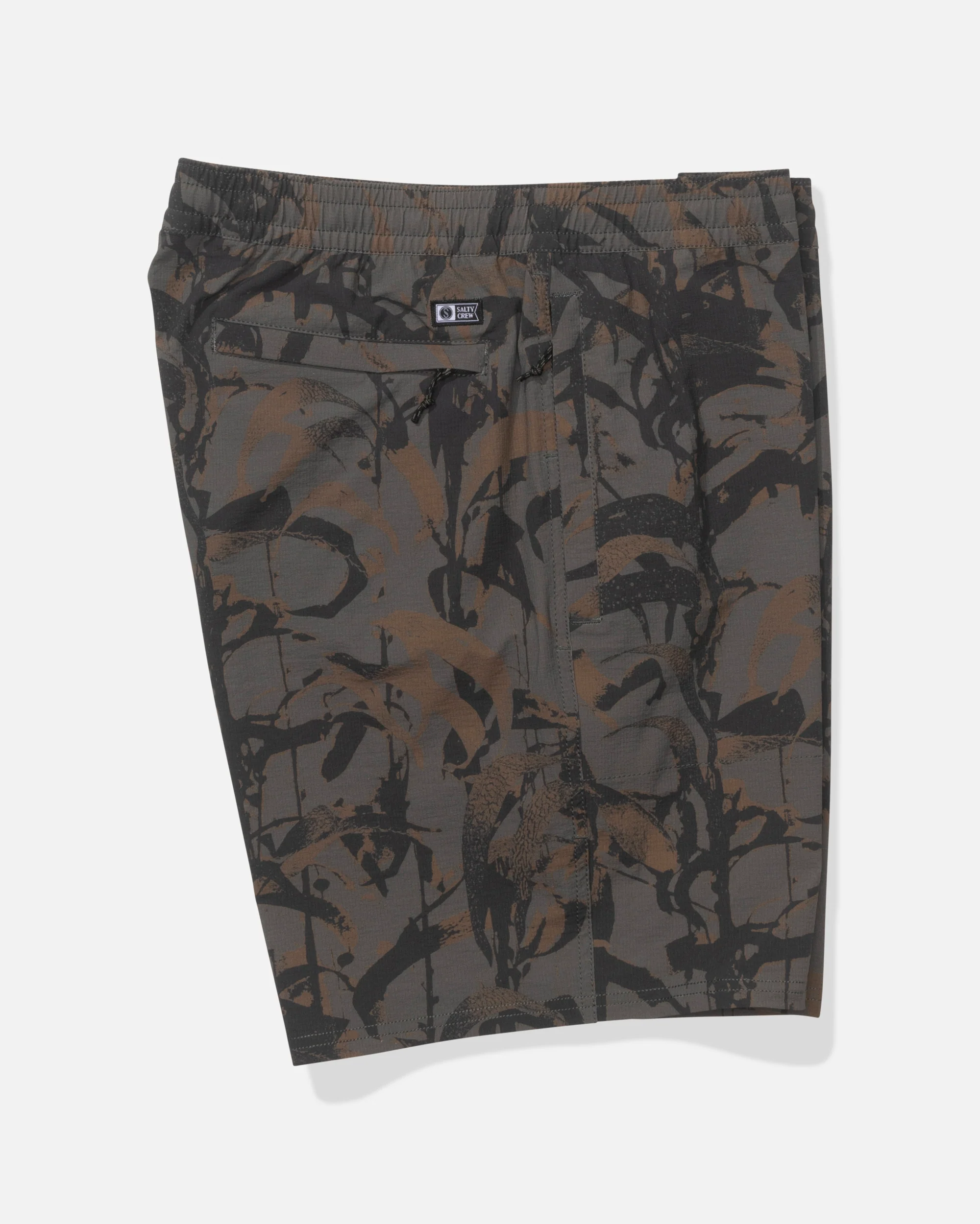 Crew 18" Ewaist Boatshort- Dark Kelp Camo - Image 4