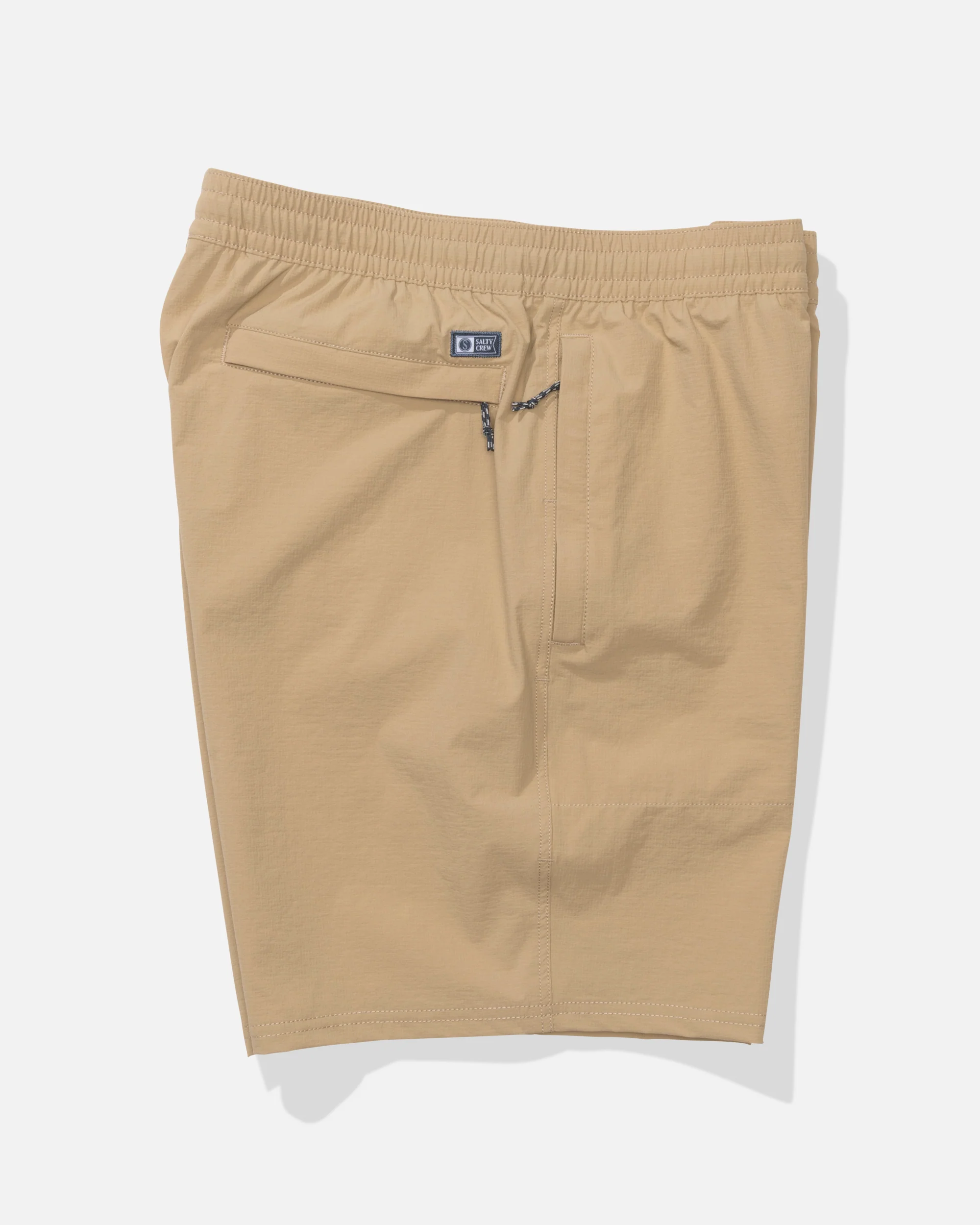 Crew 18" Boatshort Ewaist - Khaki - Image 4