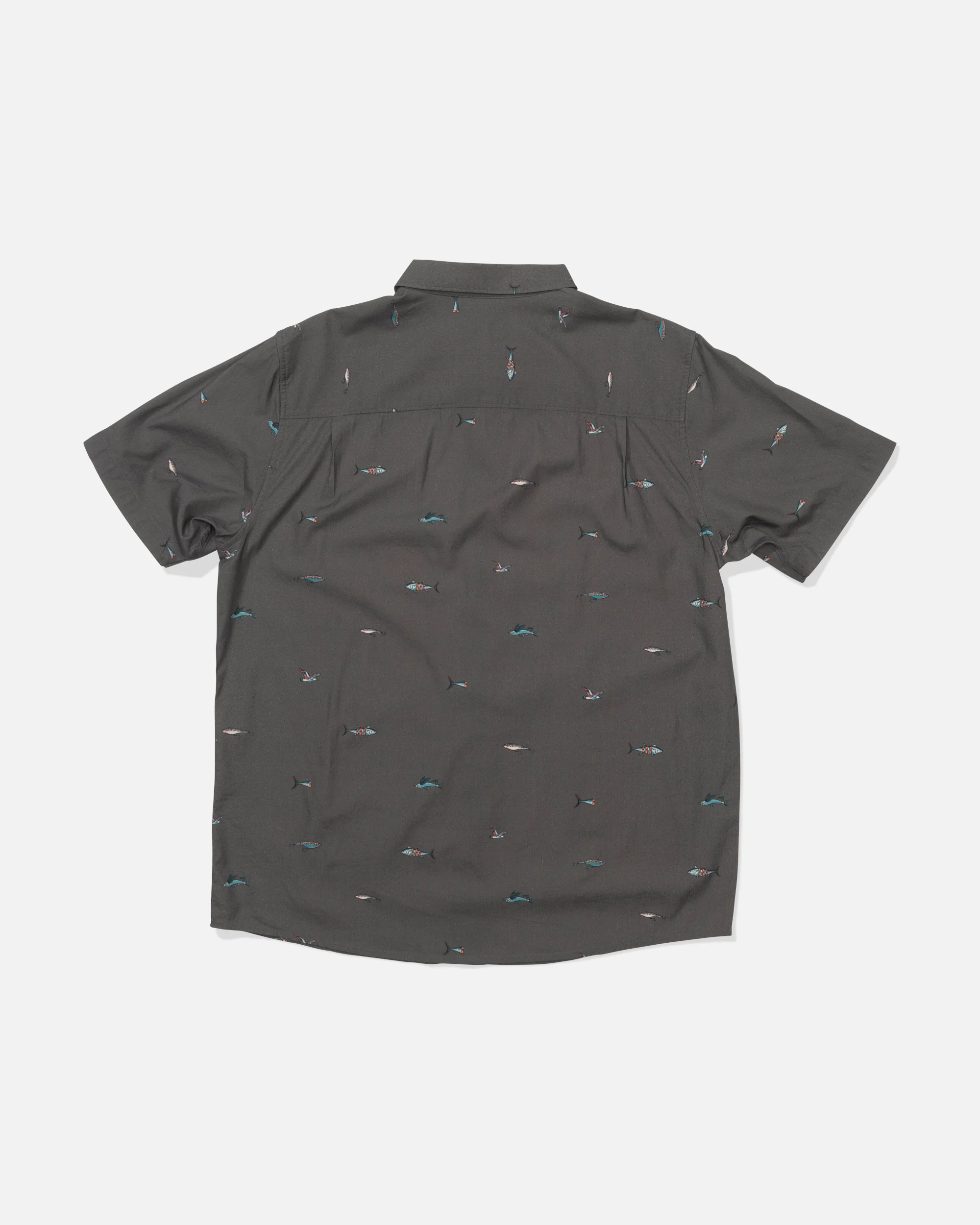 Crew Button Up - Charcoal - Image 2