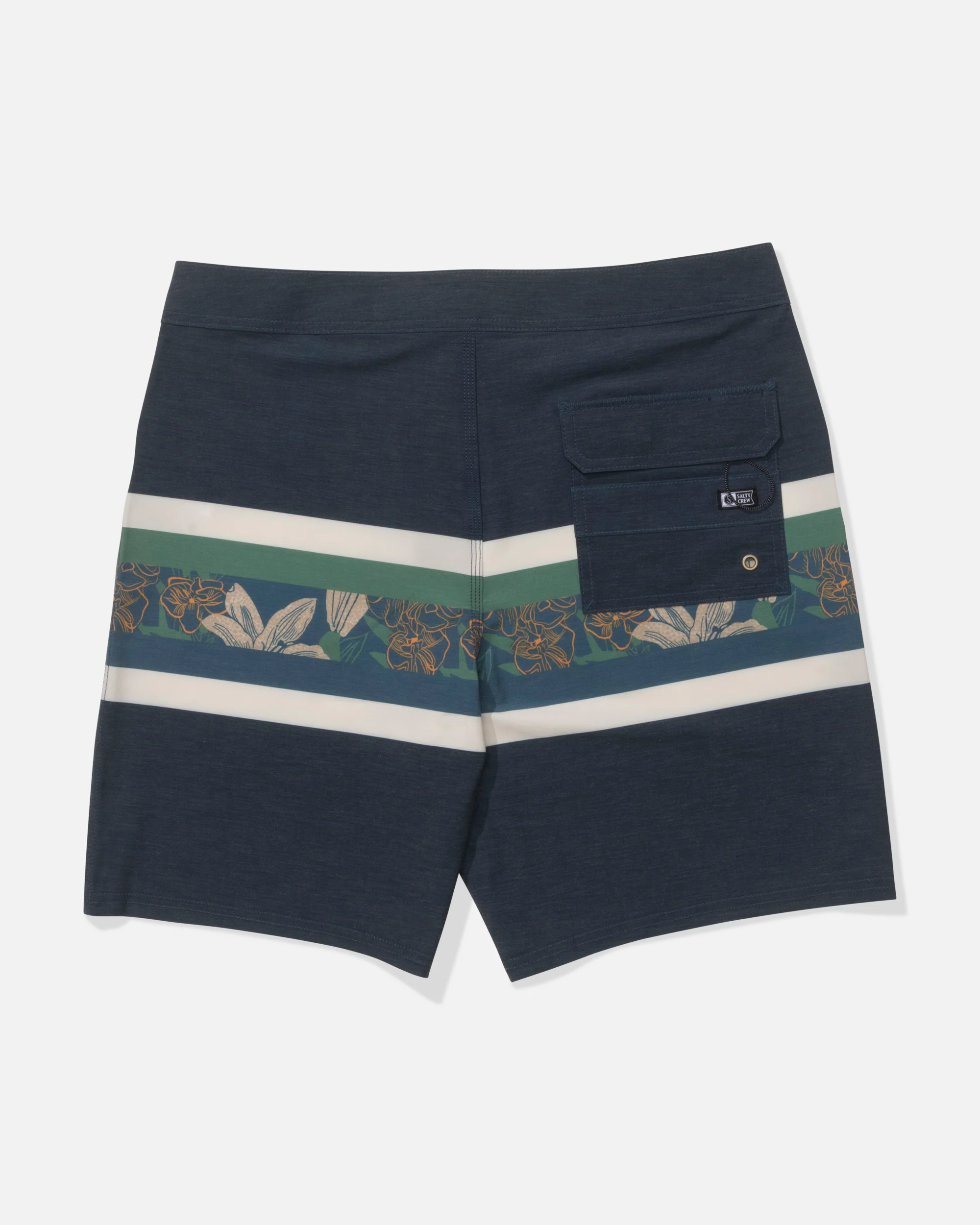 Crew 19" Stripe Boardshort - Cast Blue - Image 2
