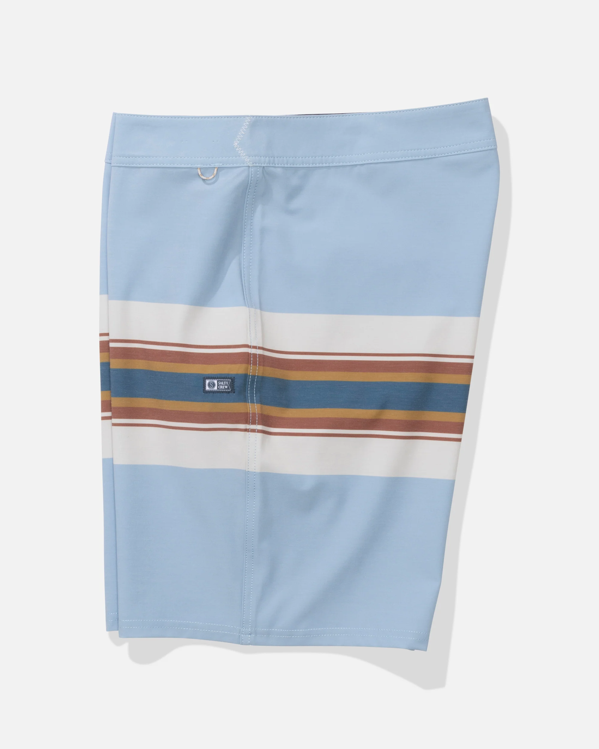 Crew 19" Stripe Boardshort - Coast Blue - Image 3