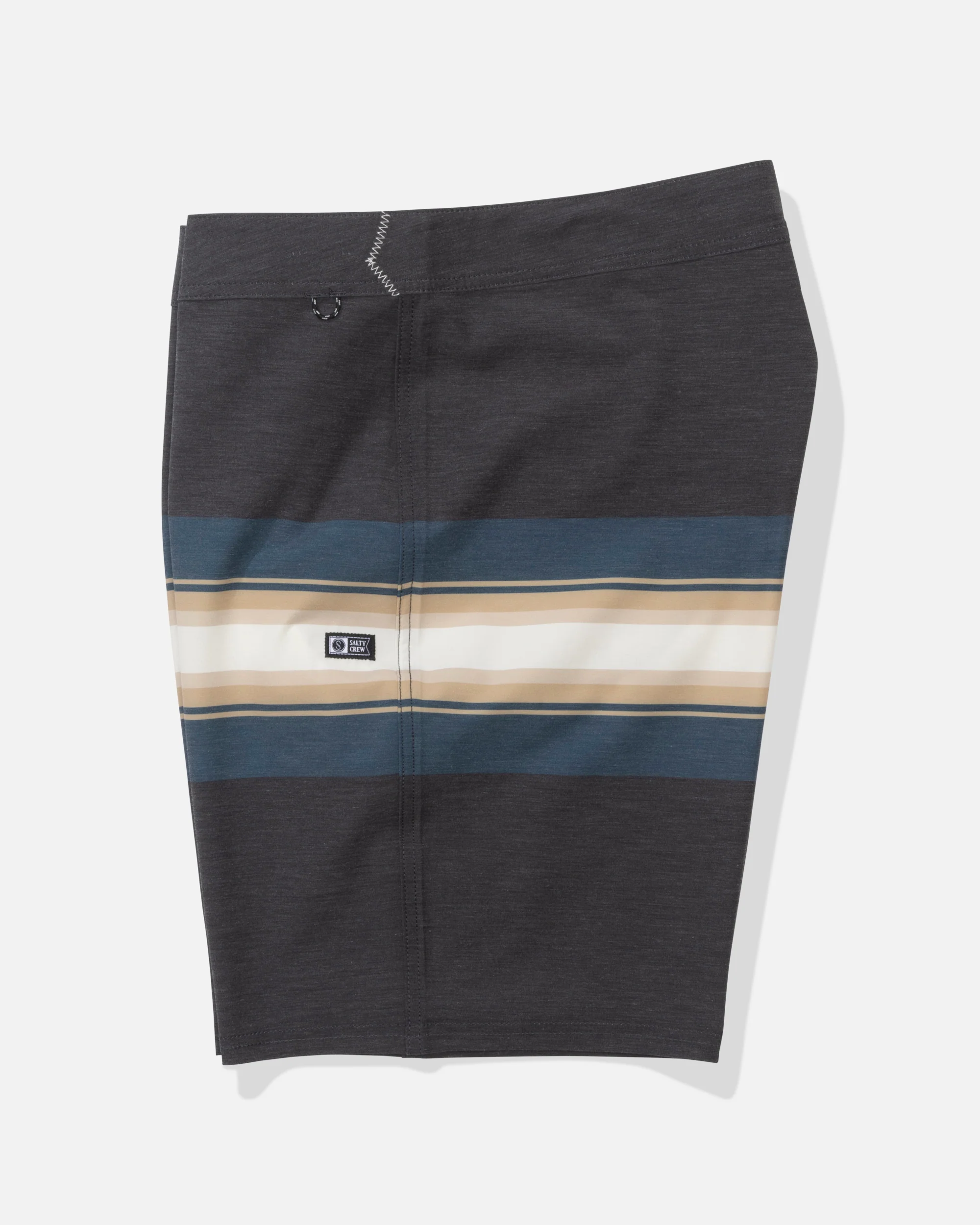 Crew 19" Stripe Boardshort - Pirate Black - Image 3