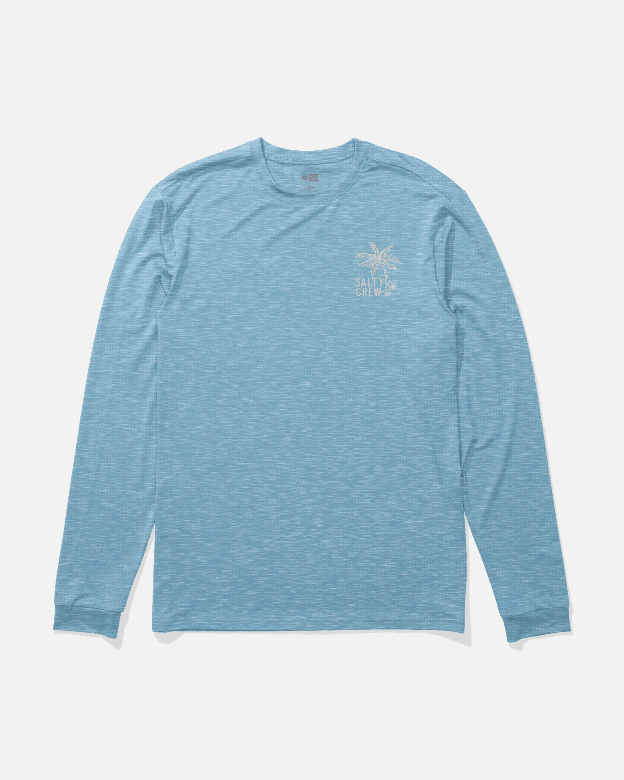 Day Off Long Sleeve Sunshirt - Blue Heather - Image 2