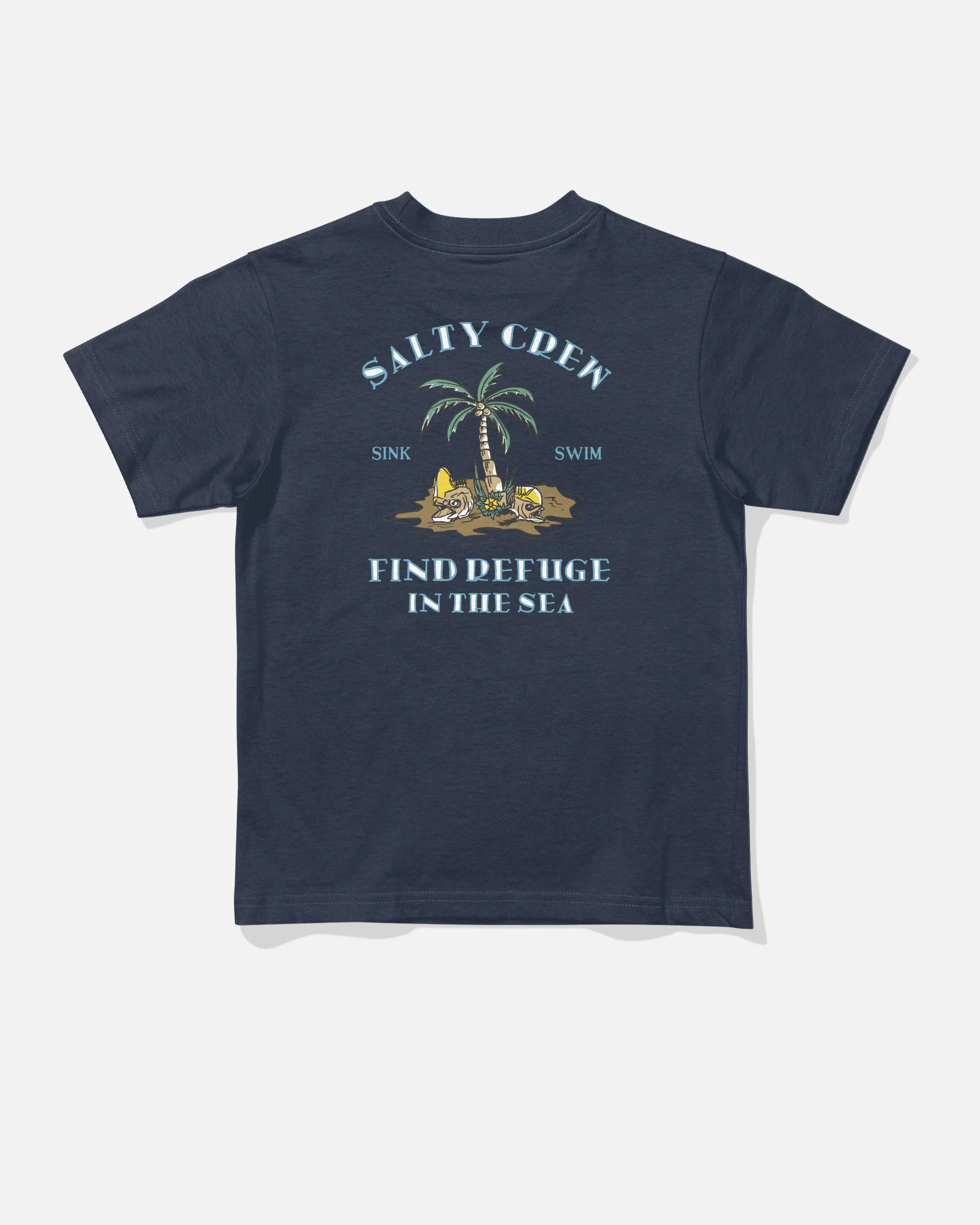 Deserted Toddler Tee - Navy
