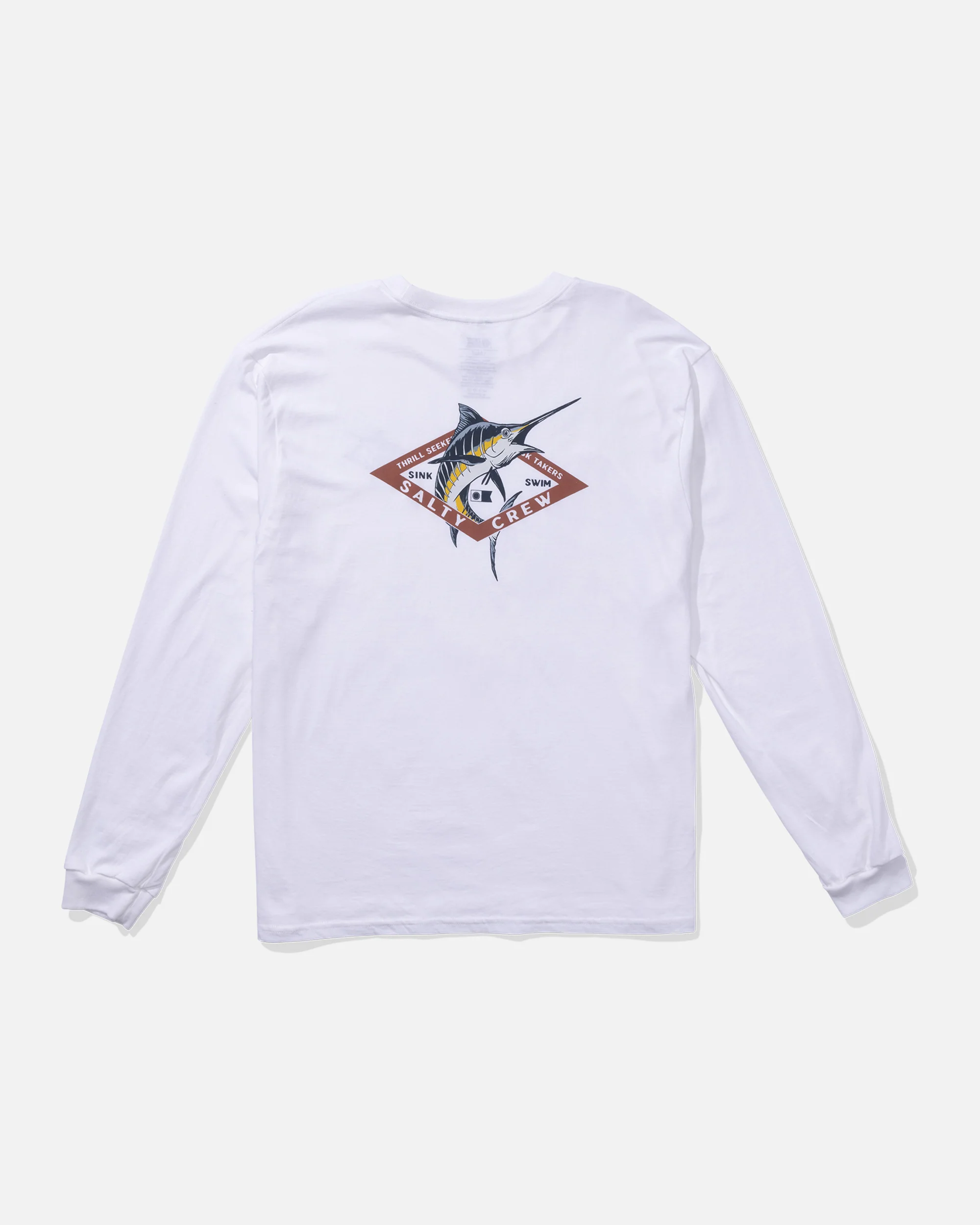 Diamond Marlin Ls Tee - White - Image 2