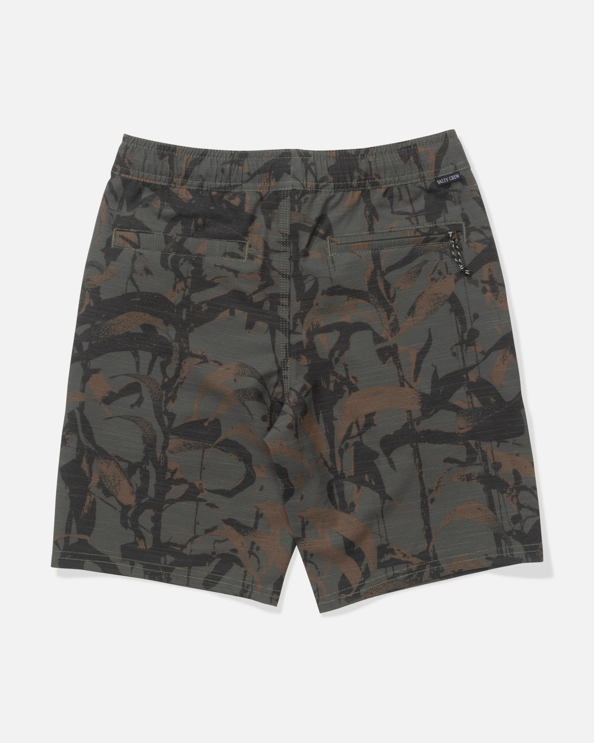 Drifter 16" Boys Elastic Hybrid - Dark Kelp Camo - Image 2