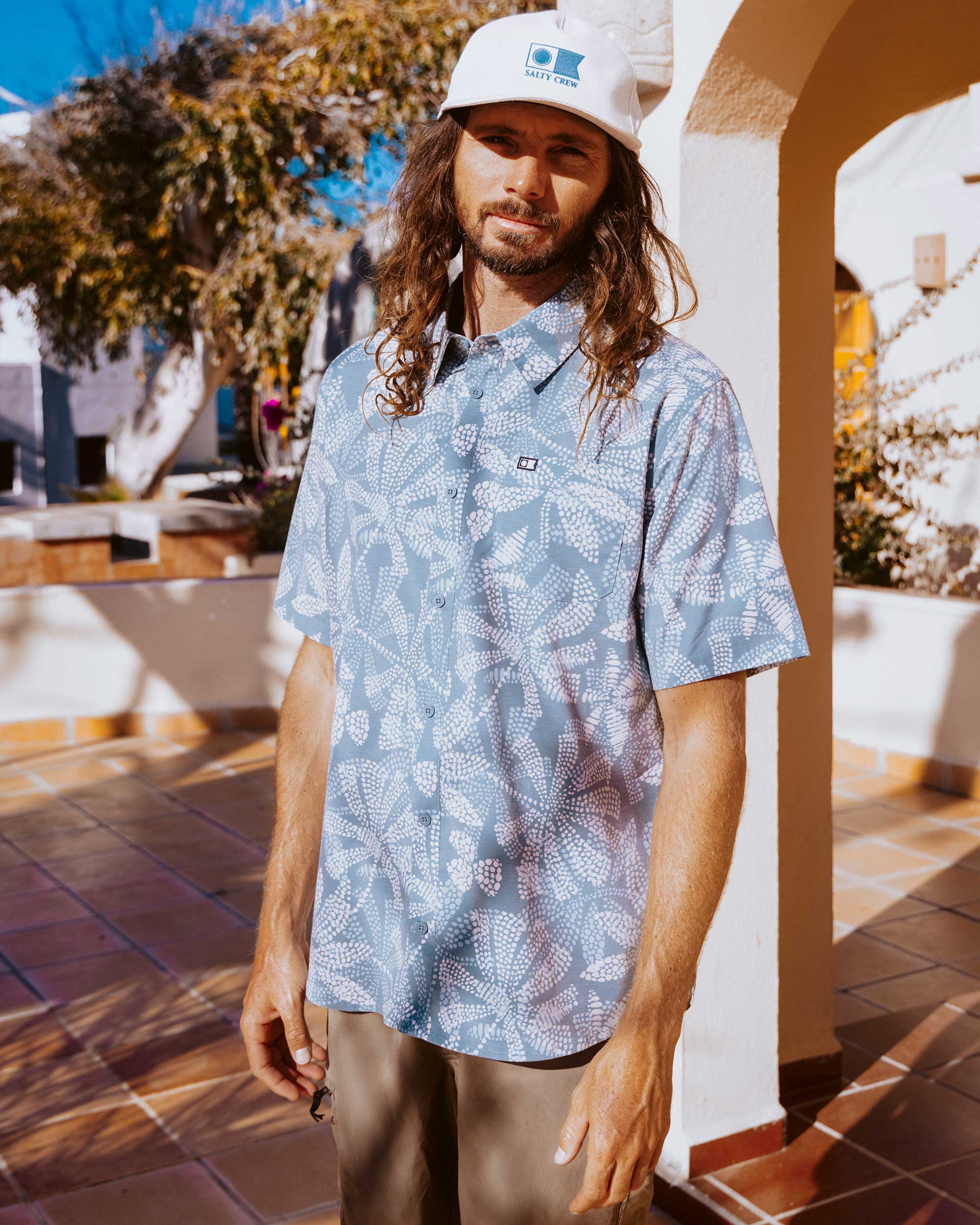 Drifter UV Button Up - Atlantic Green - Image 5