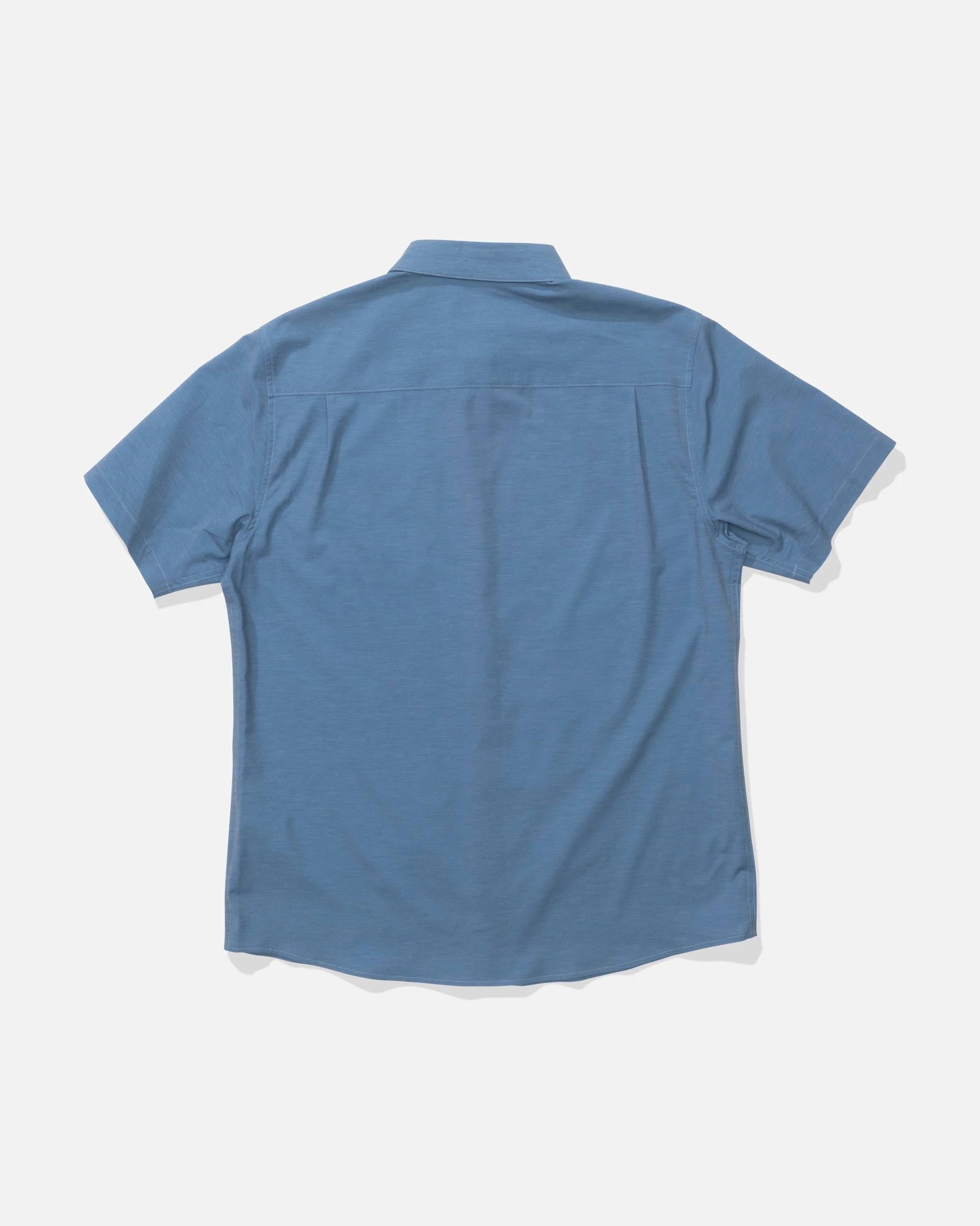Drifter UV Button Up - Mid Blue - Image 2