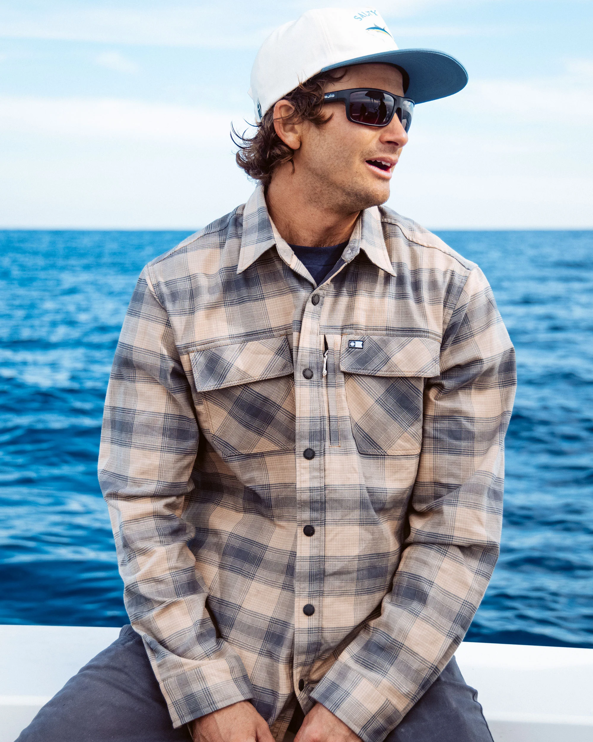 Fathom Tech Flannel - Khaki - Image 3