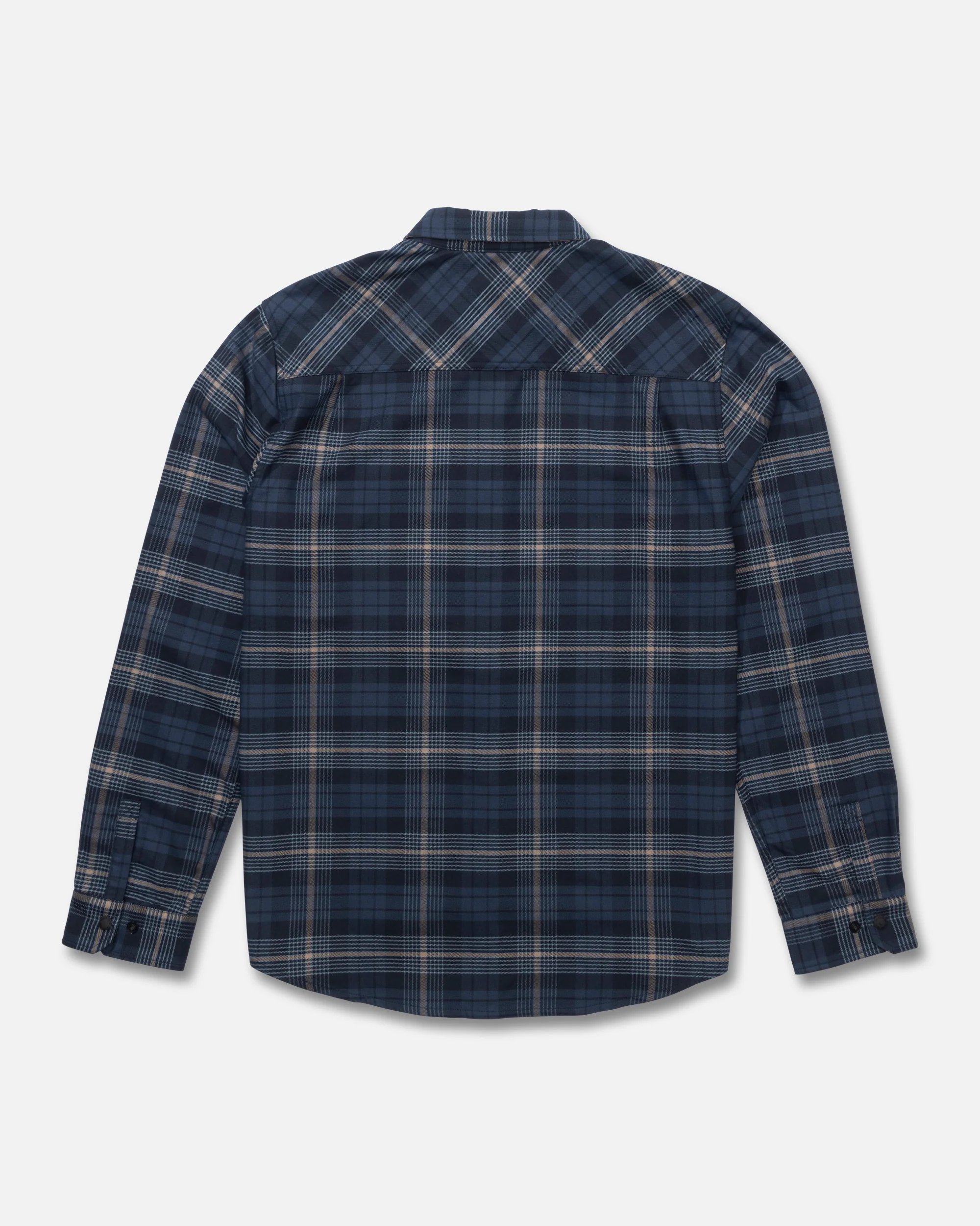 Fathom Tech Flannel - Navy Khaki - Image 2