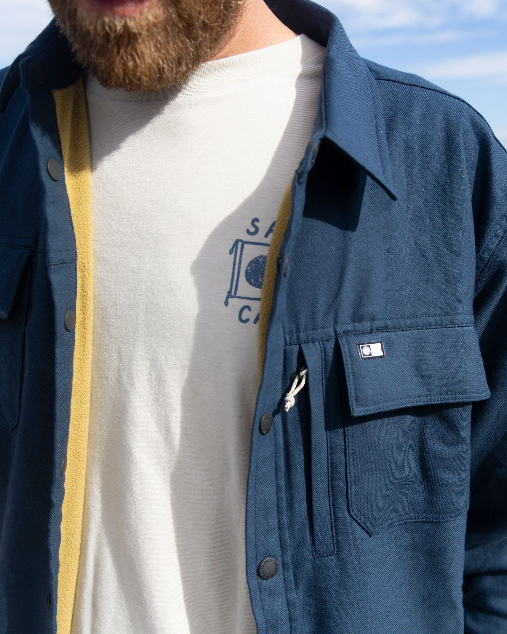 Fathom Tech Shacket - Midnight Navy - Image 3