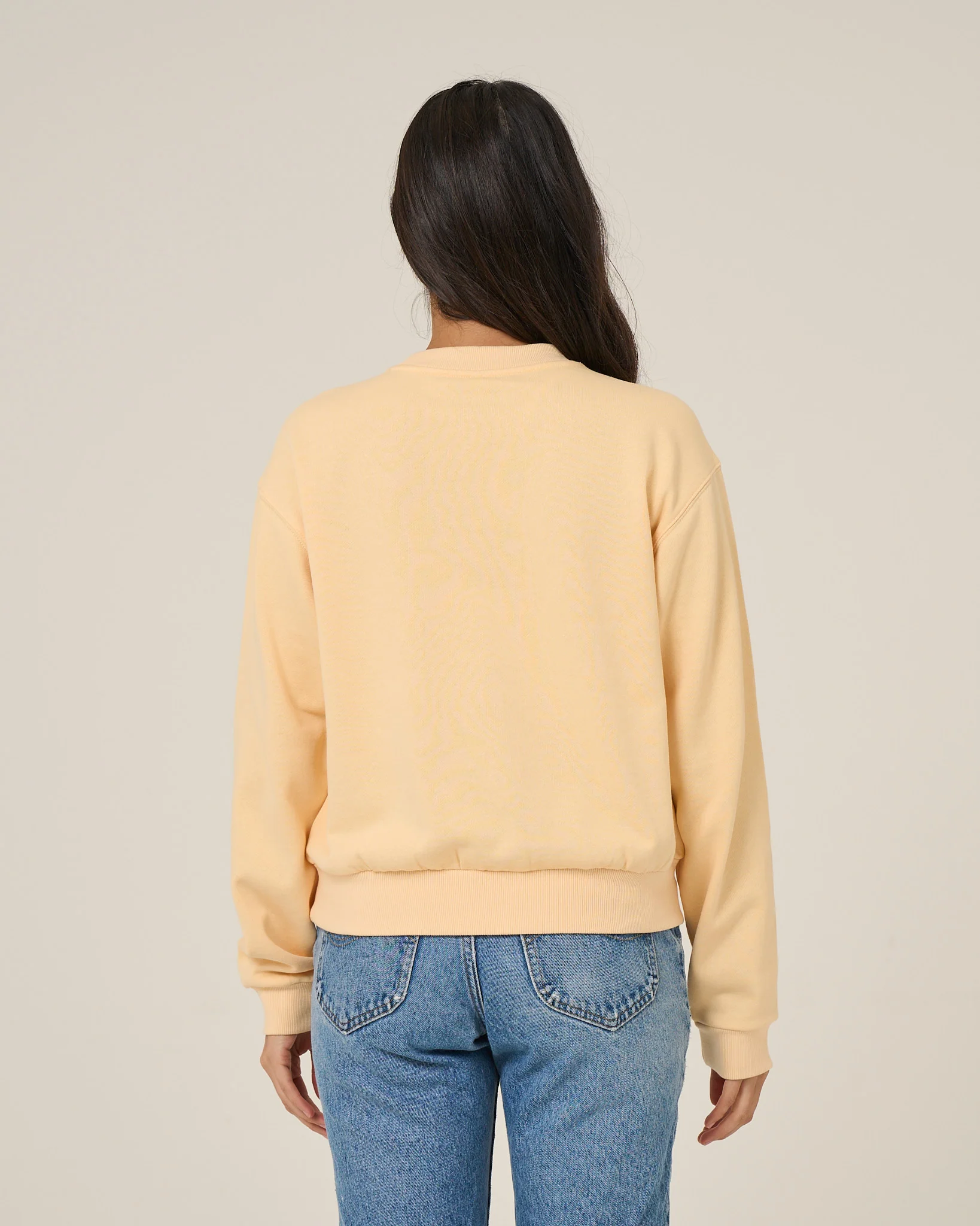 Fishing Club Crew Fleece - Custard - Image 2