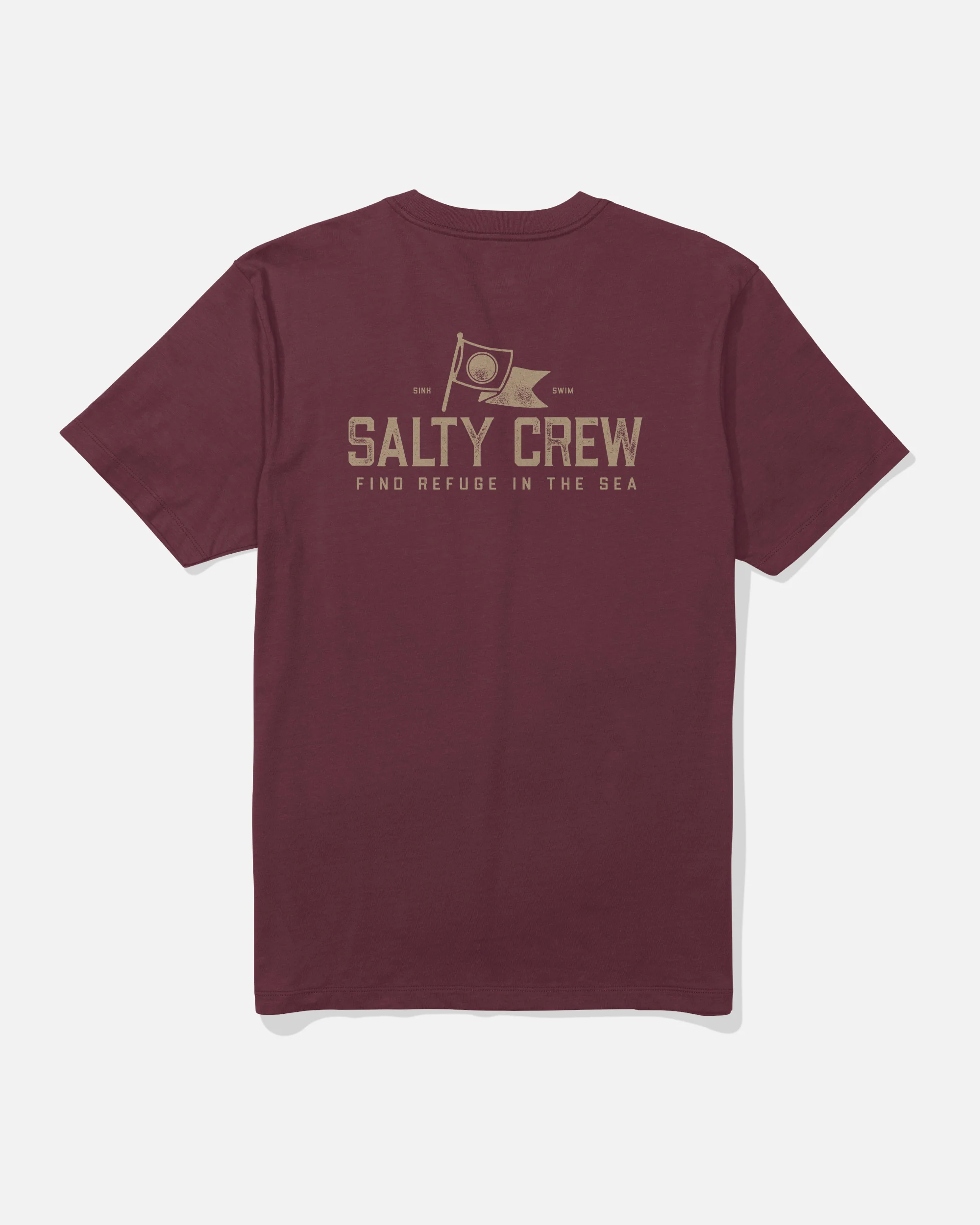 Flag Day Tee - Burgundy
