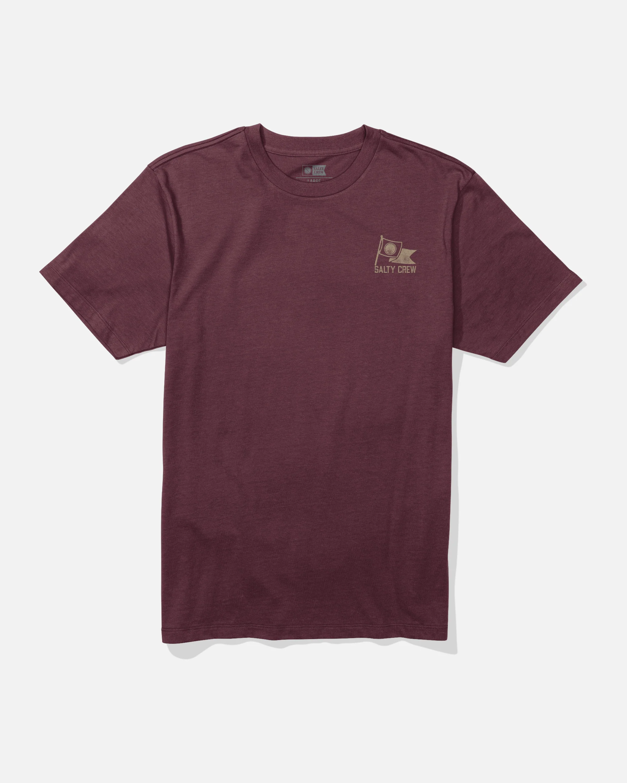 Flag Day Tee - Burgundy - Image 2