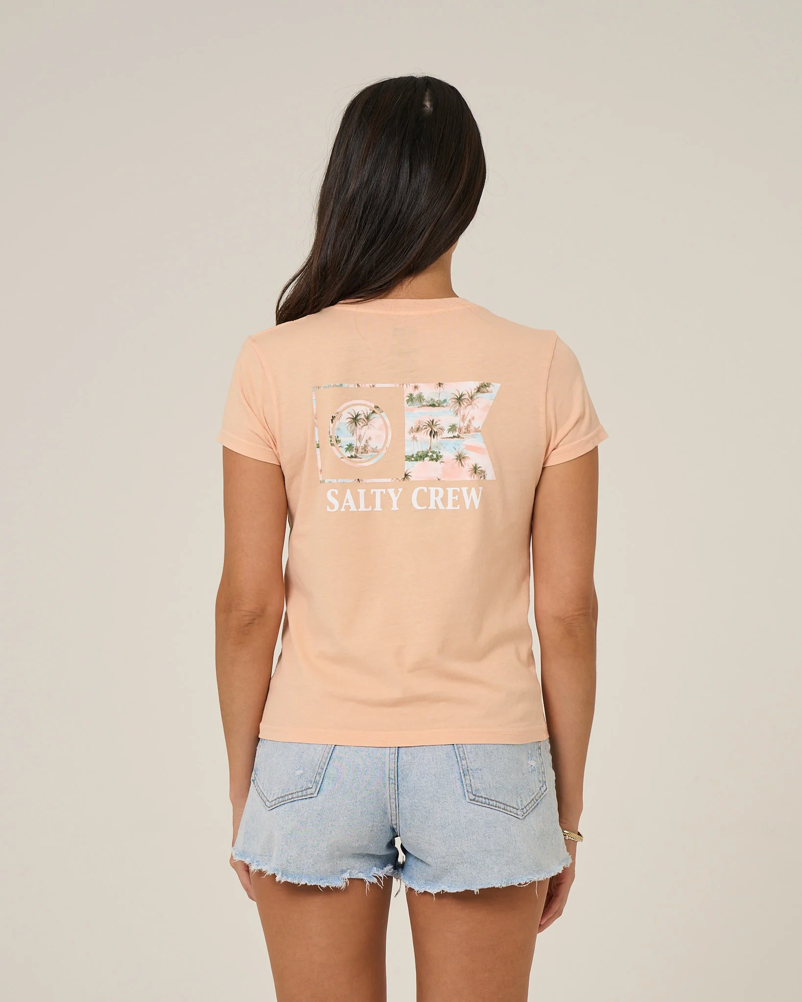 Flagship Fill Modern Tee - Apricot