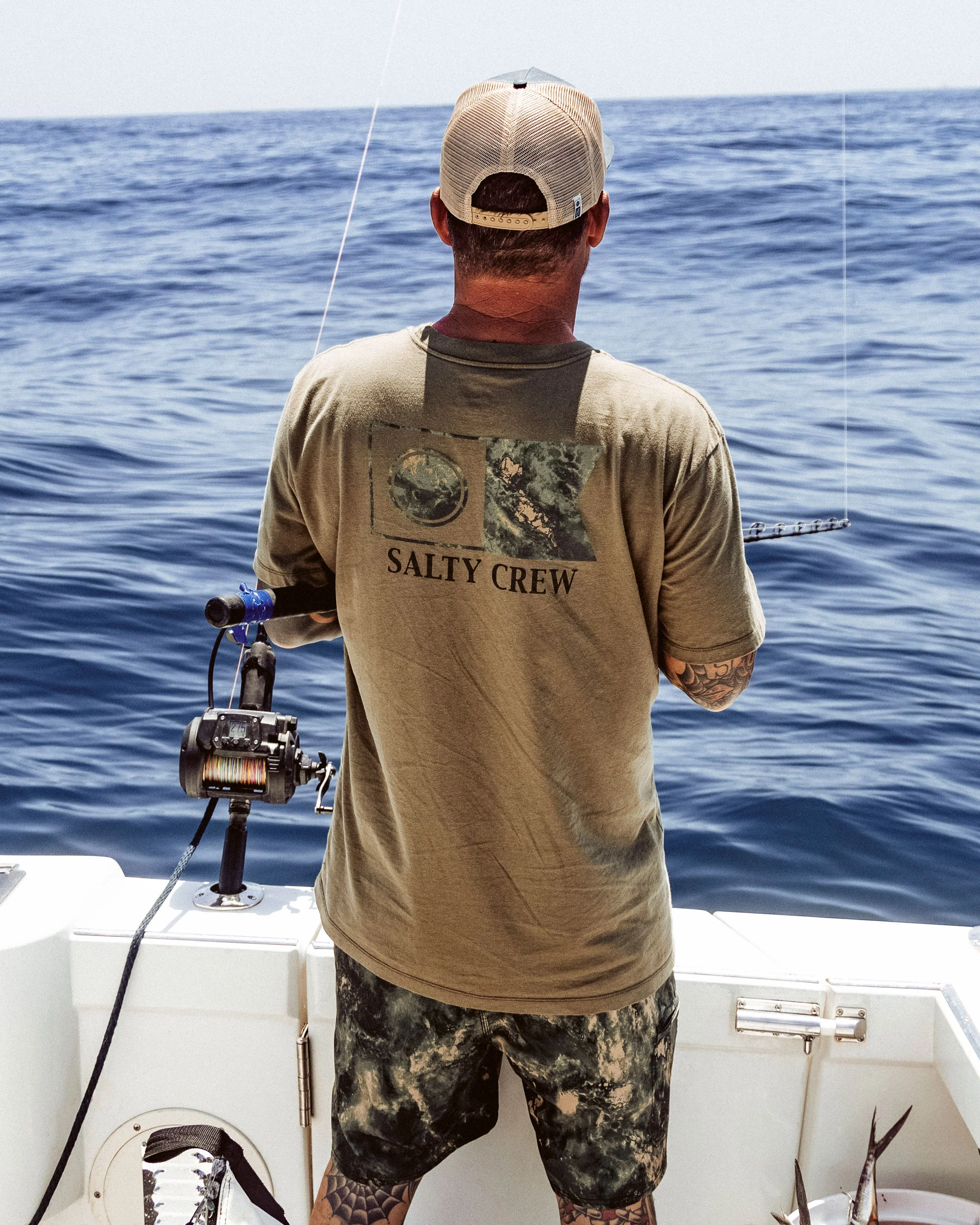 Flagship Fill Tee - Dusty Olive - Image 3