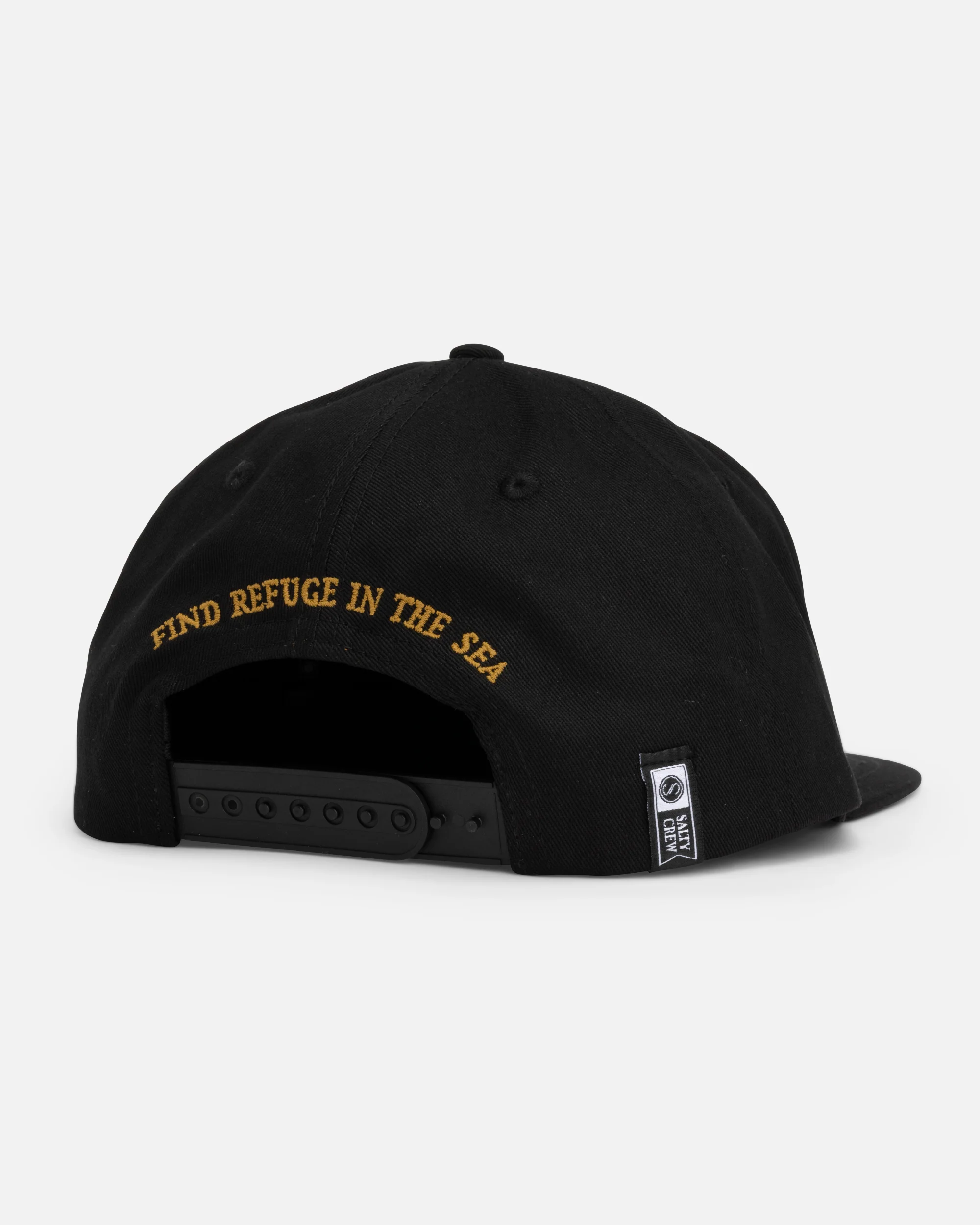 Flagship 5 Panel Hat - Black - Image 2