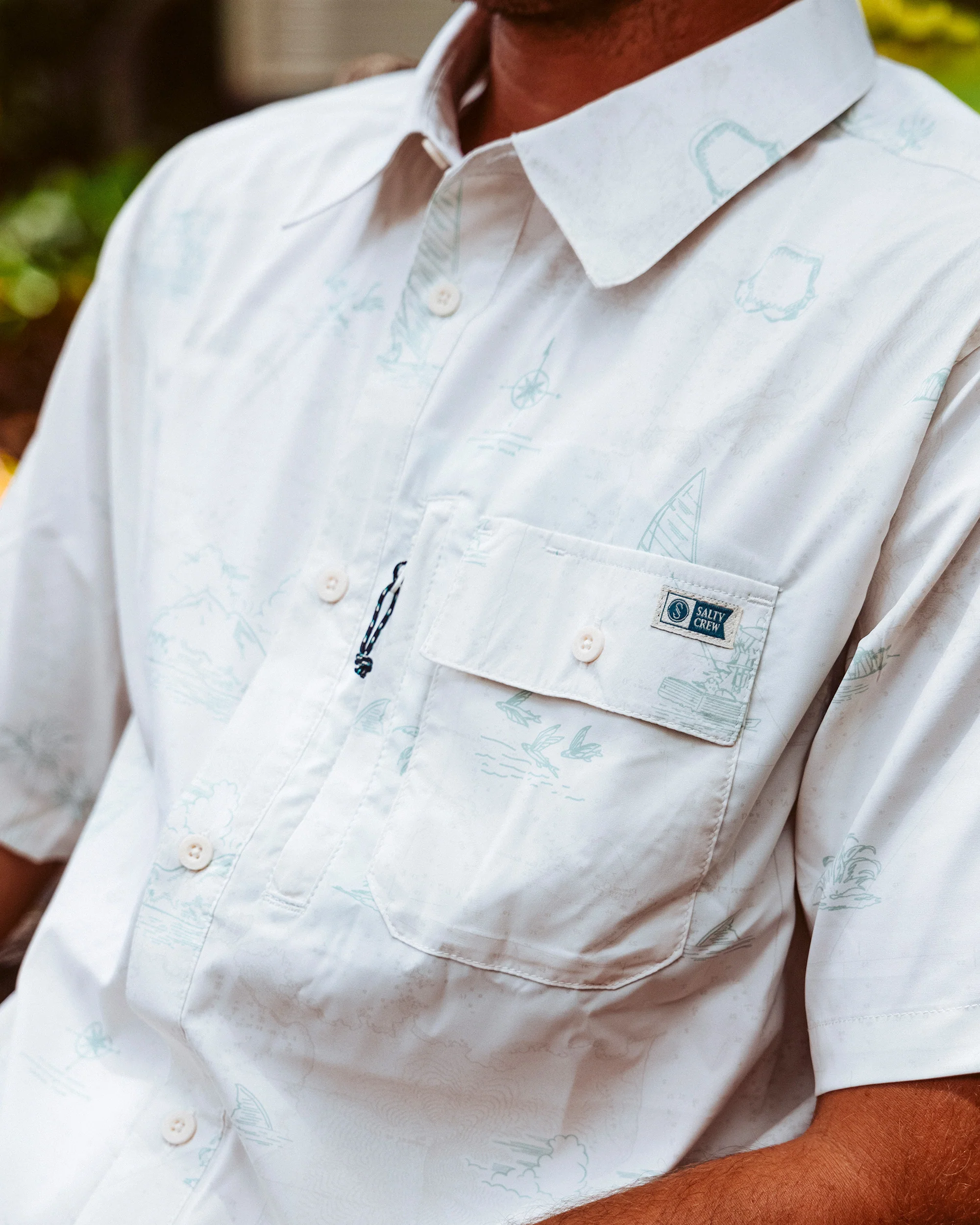Flagship UV Button Up - White - Image 4