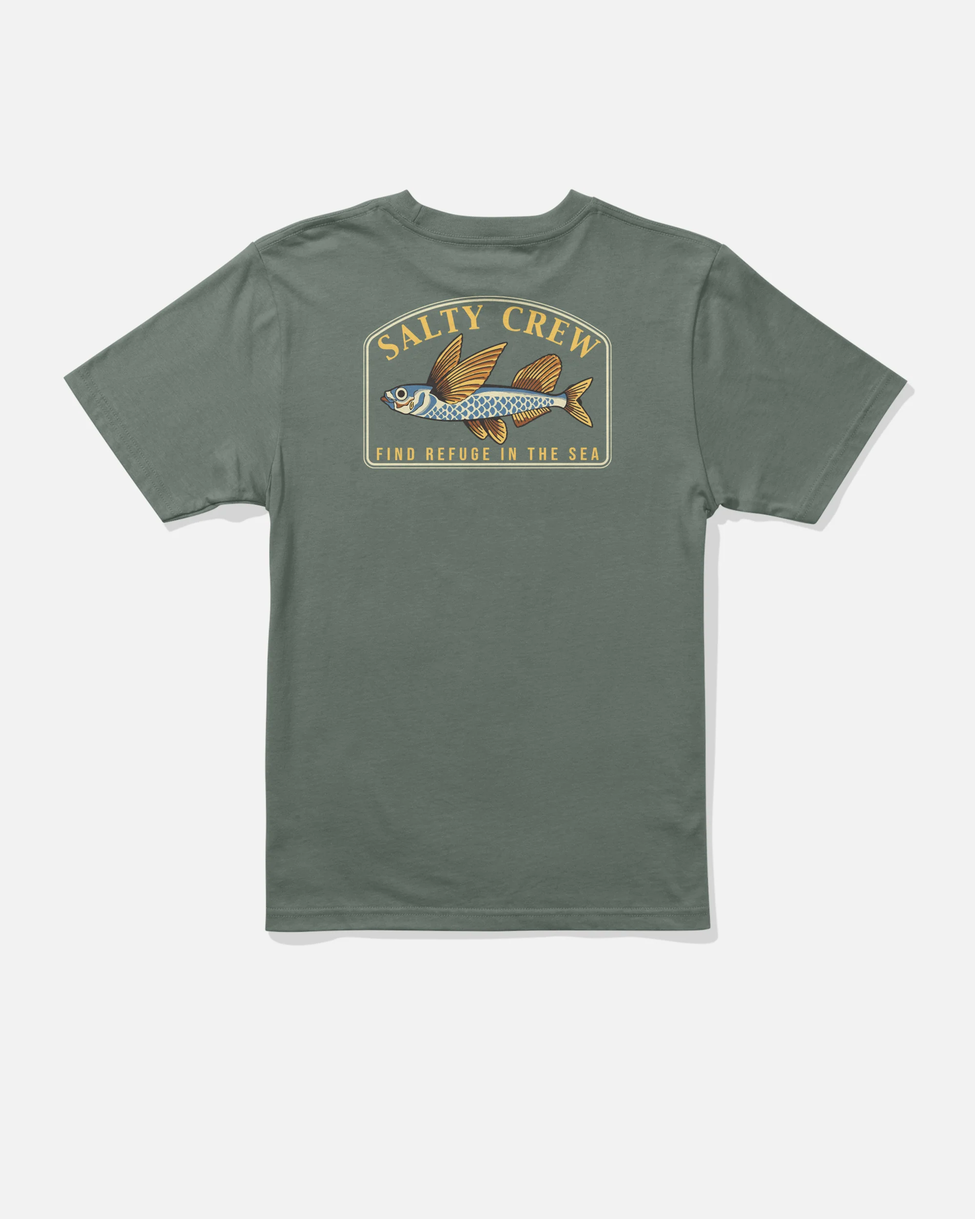 Fly Home Boys Tee - Laurel Wreath