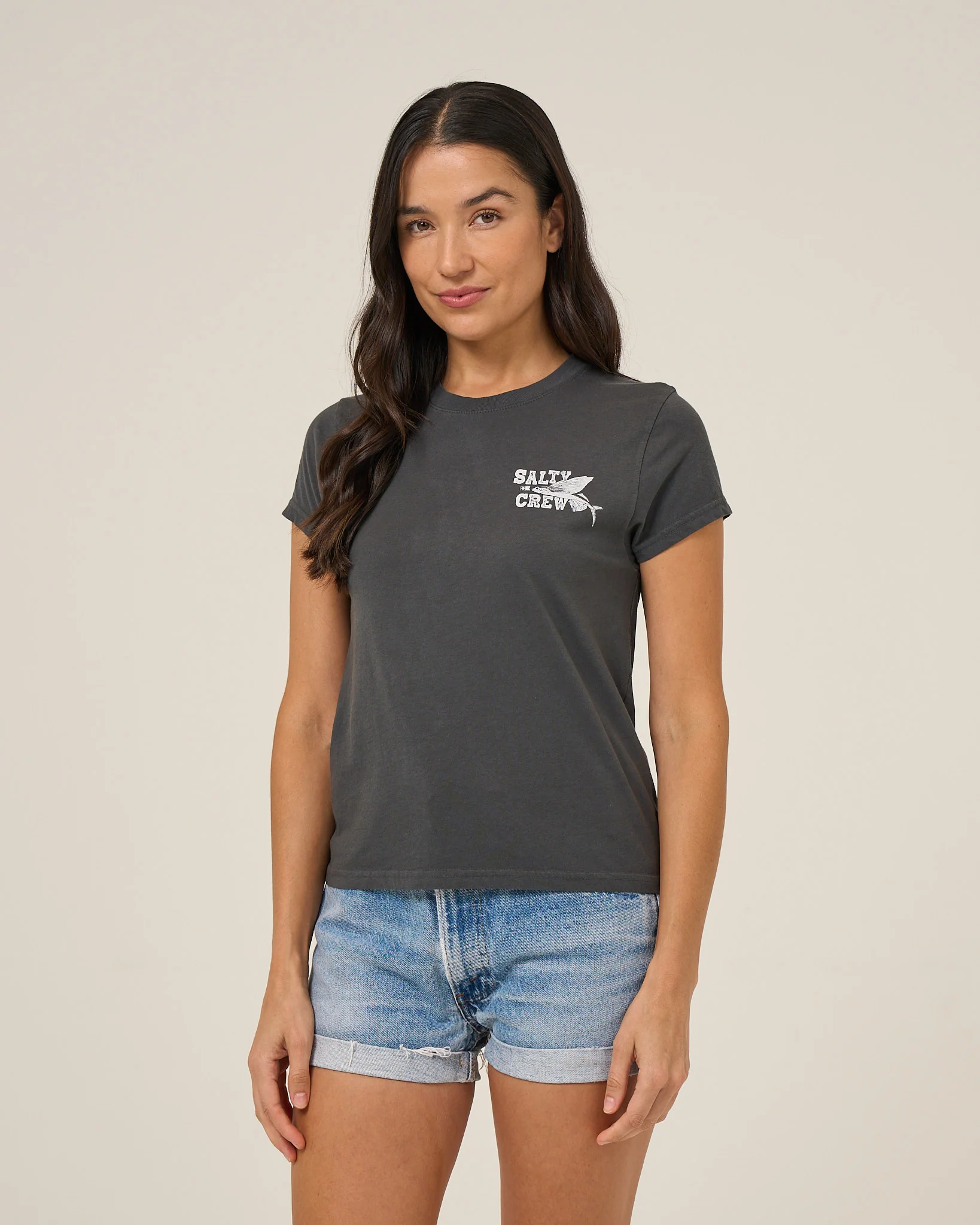 Flyer Modern Tee - Charcoal - Image 2